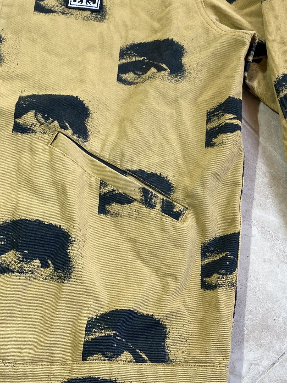 Obey Obey sees all worldwide zip up jacket Size Medium Size US M / EU 48-50 / 2 - 12 Thumbnail
