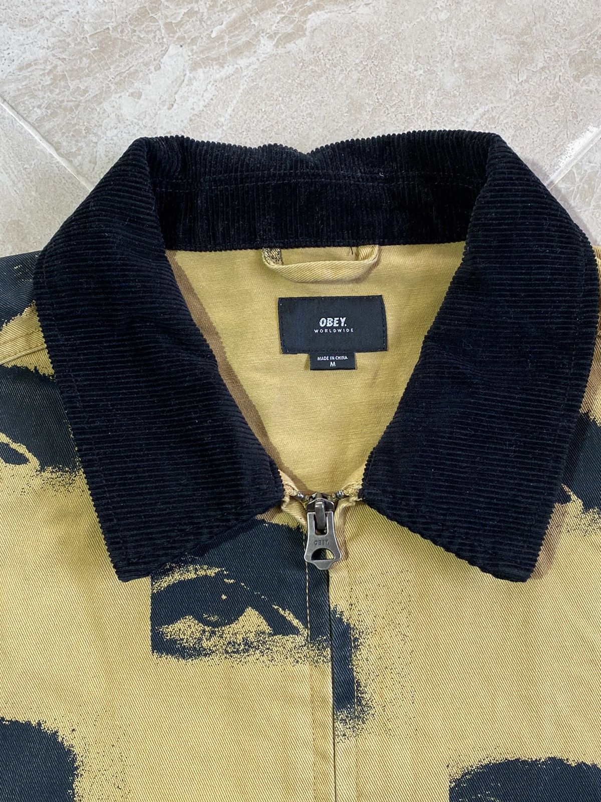 Obey Obey sees all worldwide zip up jacket Size Medium Size US M / EU 48-50 / 2 - 7 Thumbnail