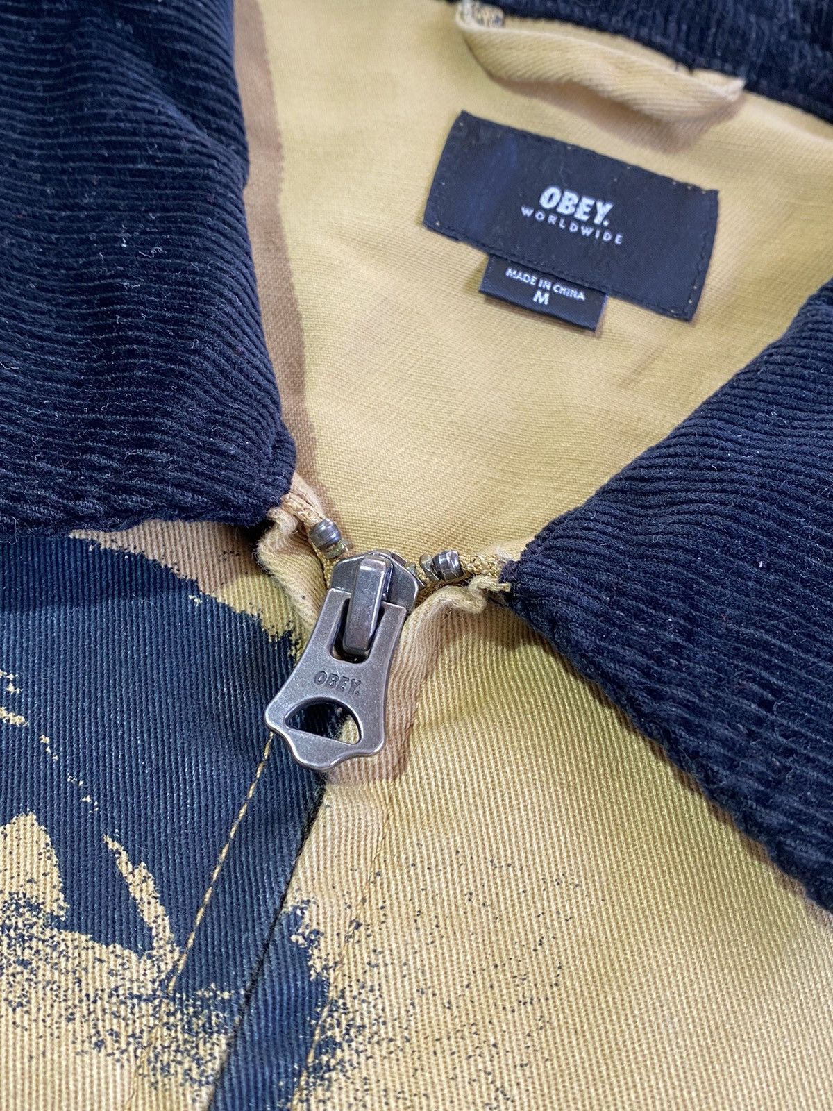 Obey Obey sees all worldwide zip up jacket Size Medium Size US M / EU 48-50 / 2 - 6 Thumbnail