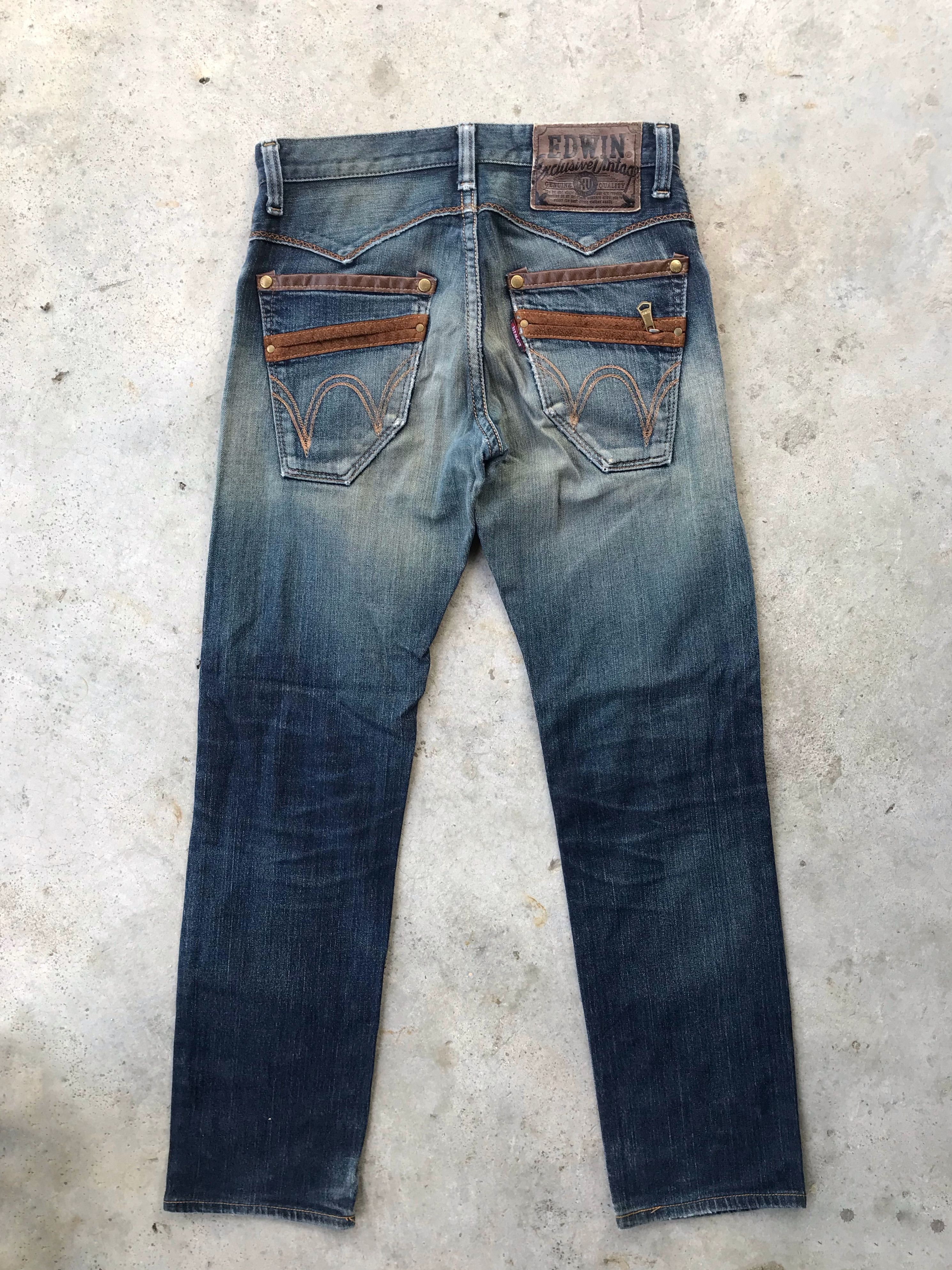 Edwin Edwin rusty wash denim jeans 28x29 Size US 28 / EU 44 - 1 Thumbnail