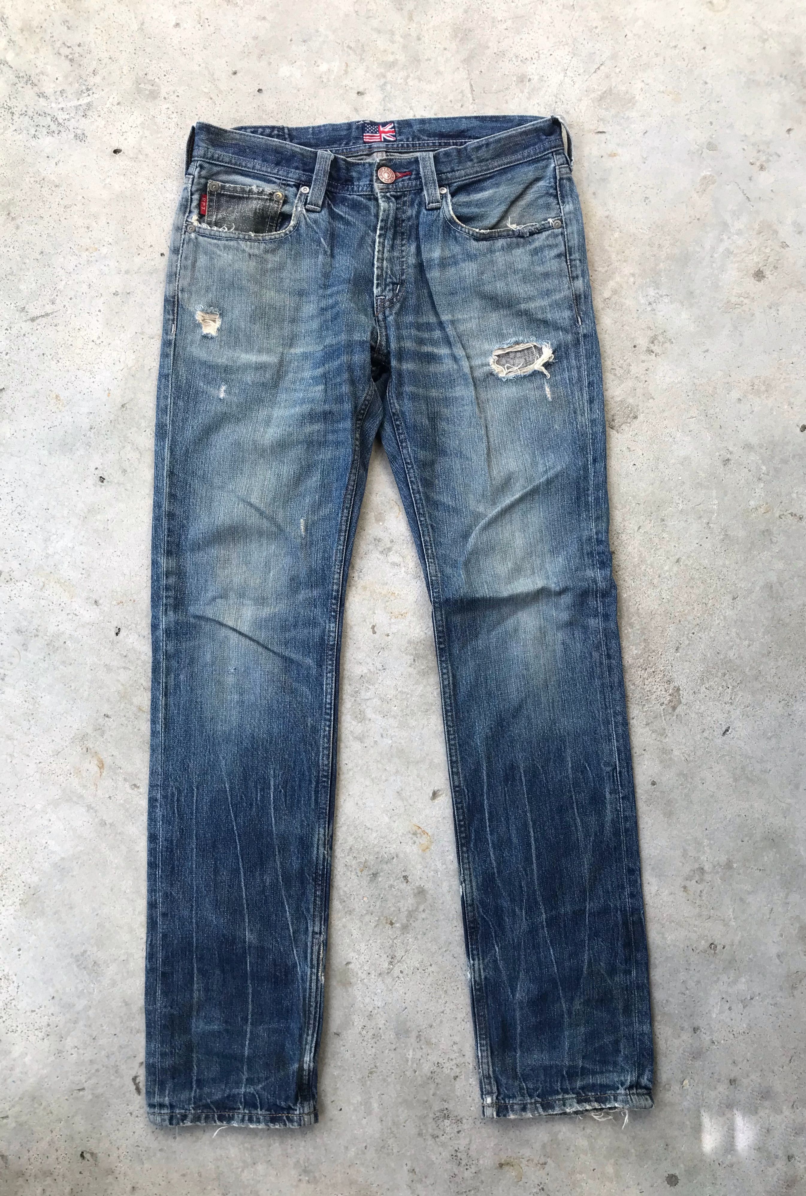 Vintage RPT rusty wash denim jeans 31x31 Size US 31 - 1 Thumbnail