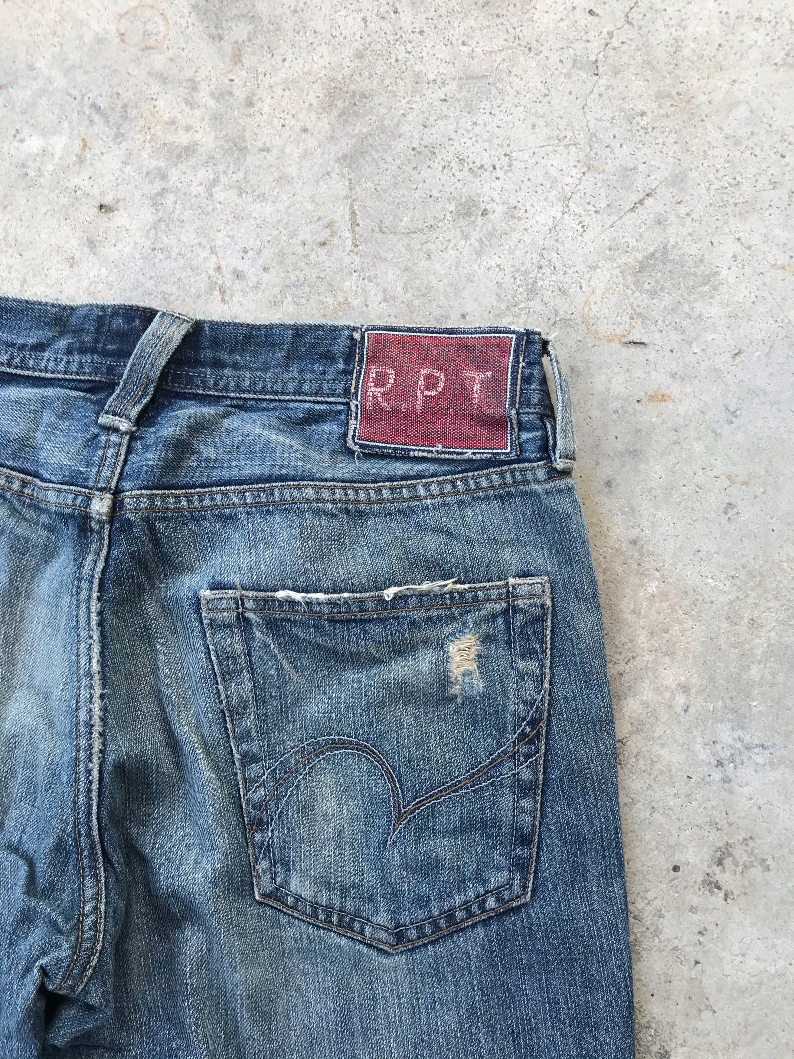 Vintage RPT rusty wash denim jeans 31x31 Size US 31 - 5 Thumbnail