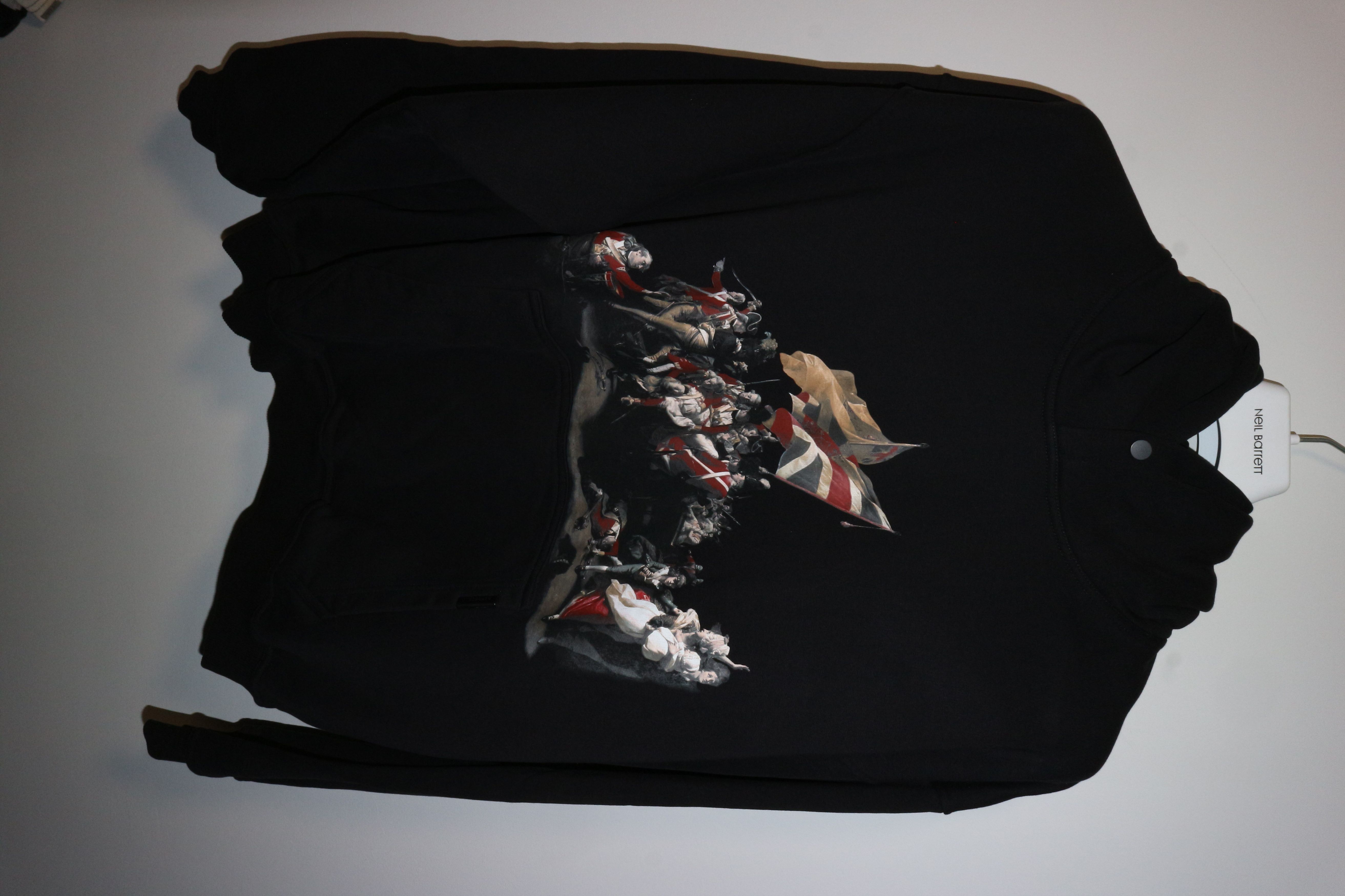 image of Represent Clo Archive Flannels Limited Edition Hoodie in Black, Men's (Size Medium)