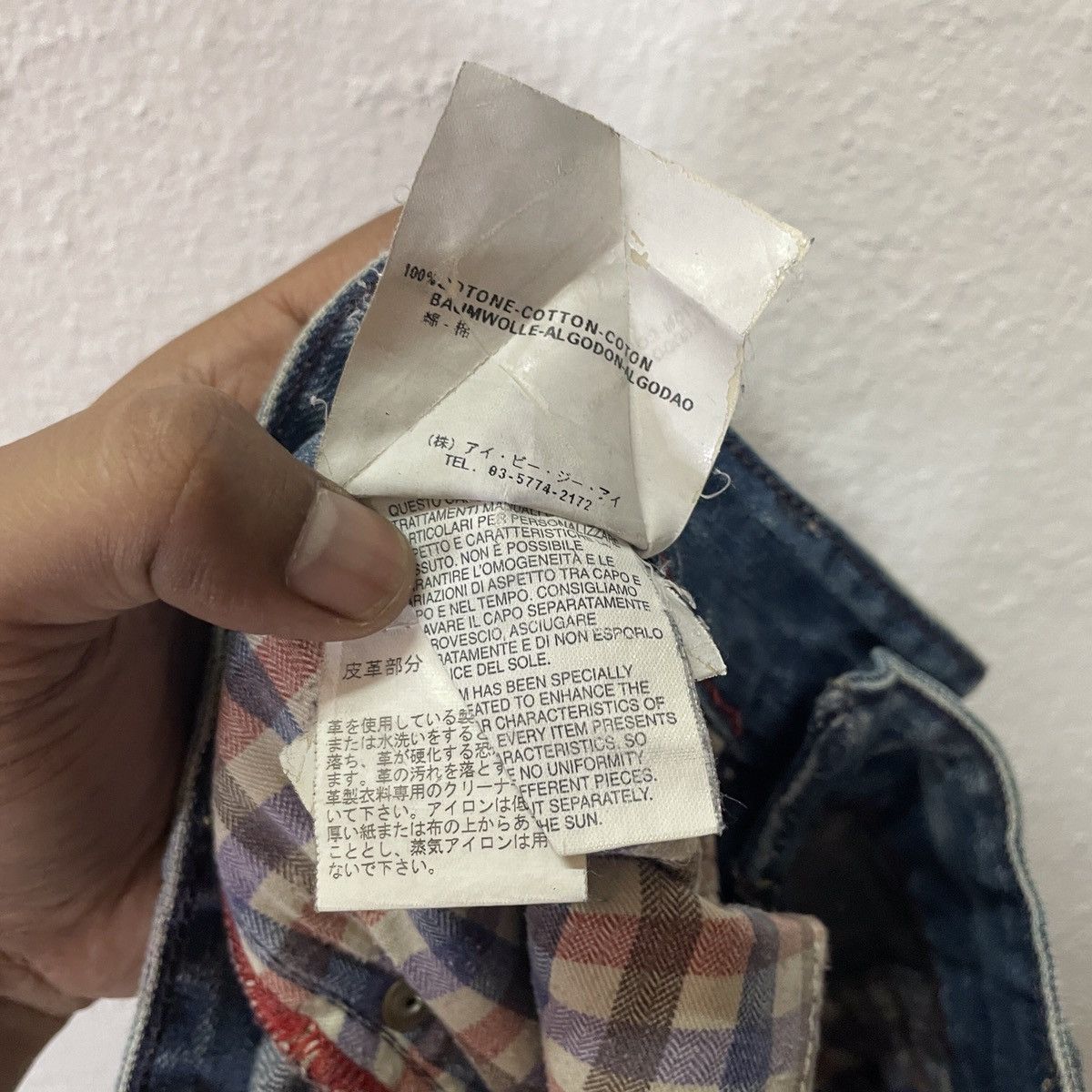 Replay Vintage Reply Italy Distressed Denim Jeans Size US 34 / EU 50 - 7 Thumbnail