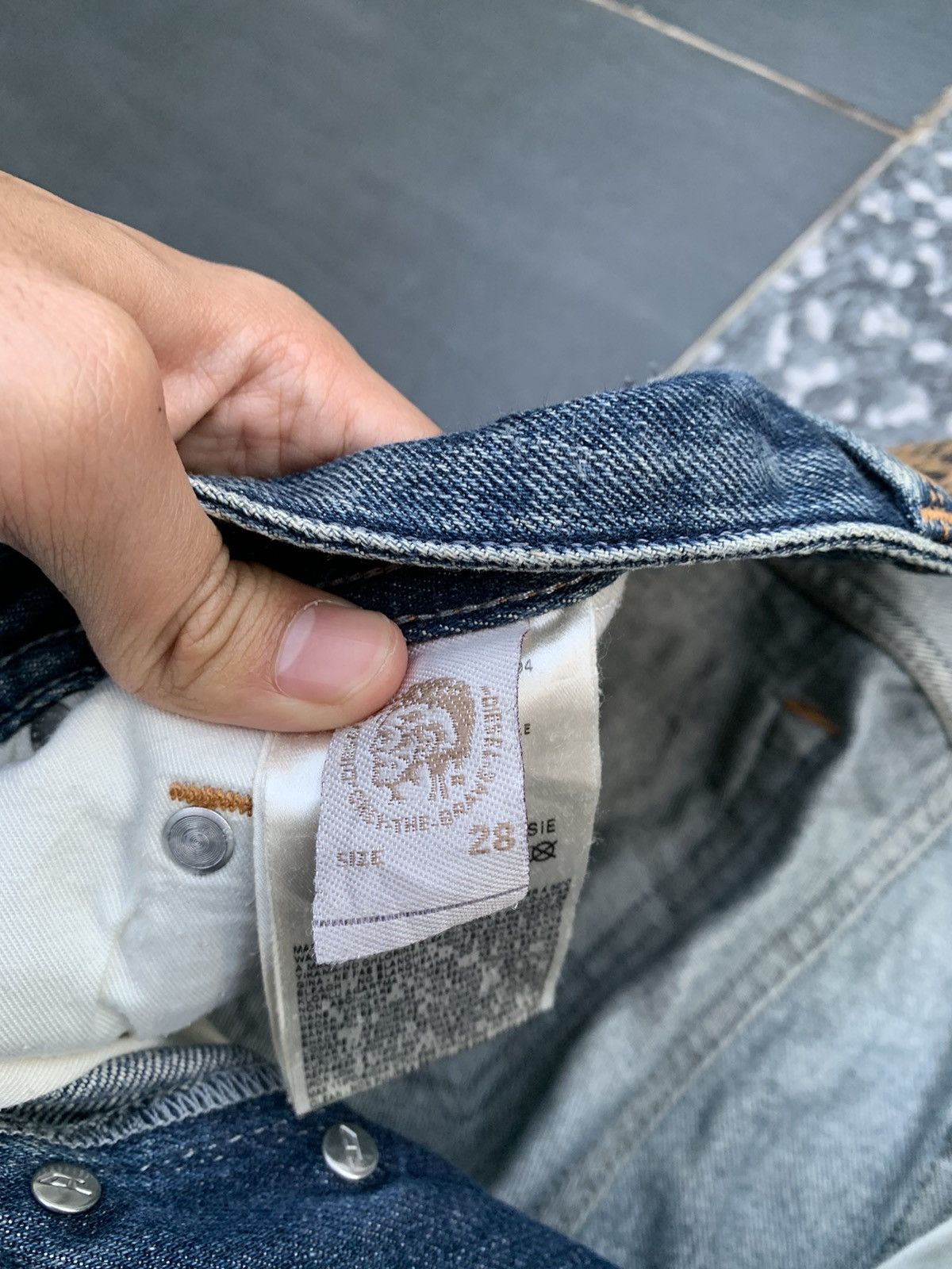 Diesel Diesel Industry Faded Distressed Denim Size US 32 / EU 48 - 5 Thumbnail