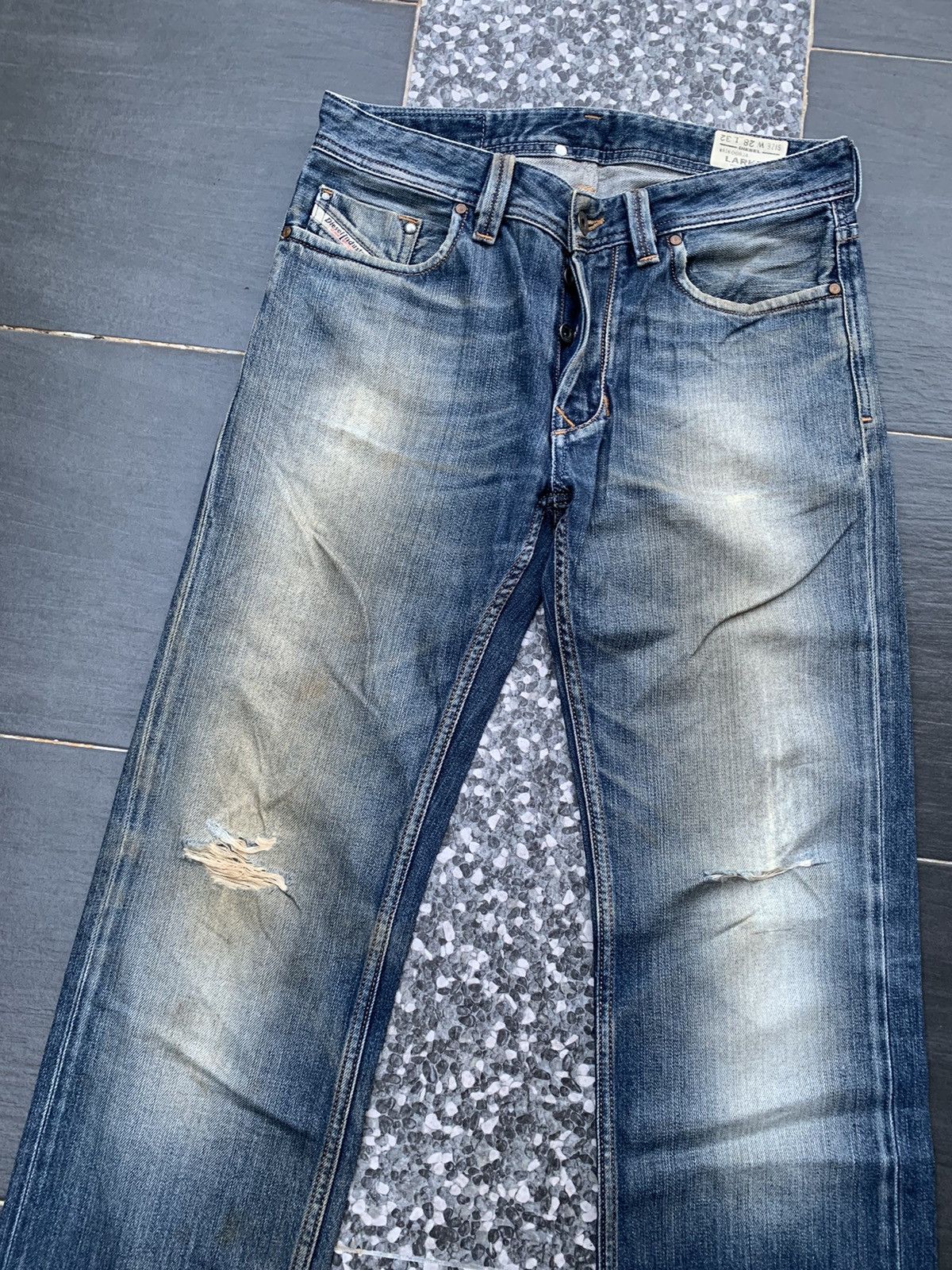 Diesel Diesel Industry Faded Distressed Denim Size US 32 / EU 48 - 2 Thumbnail