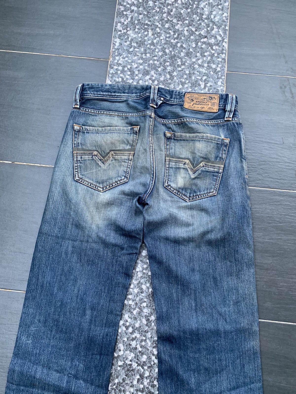 Diesel Diesel Industry Faded Distressed Denim Size US 32 / EU 48 - 8 Thumbnail