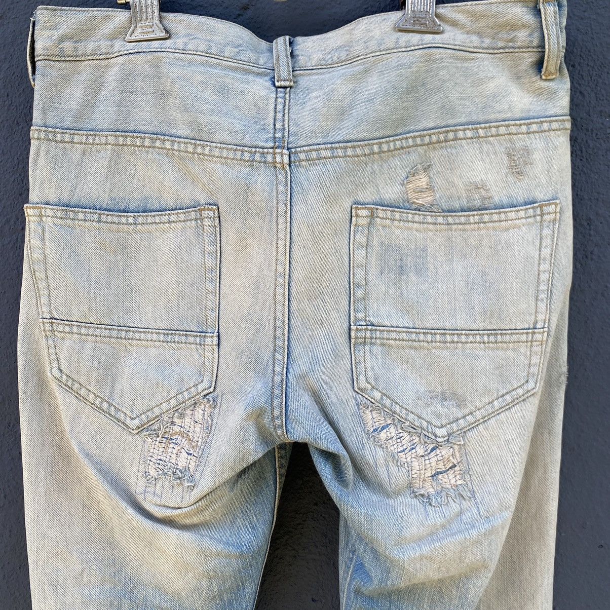 Japanese Brand Thrashed Rattle Trap Japanese Brand ERD GRUNGE JEANS Size US 33 - 5 Thumbnail