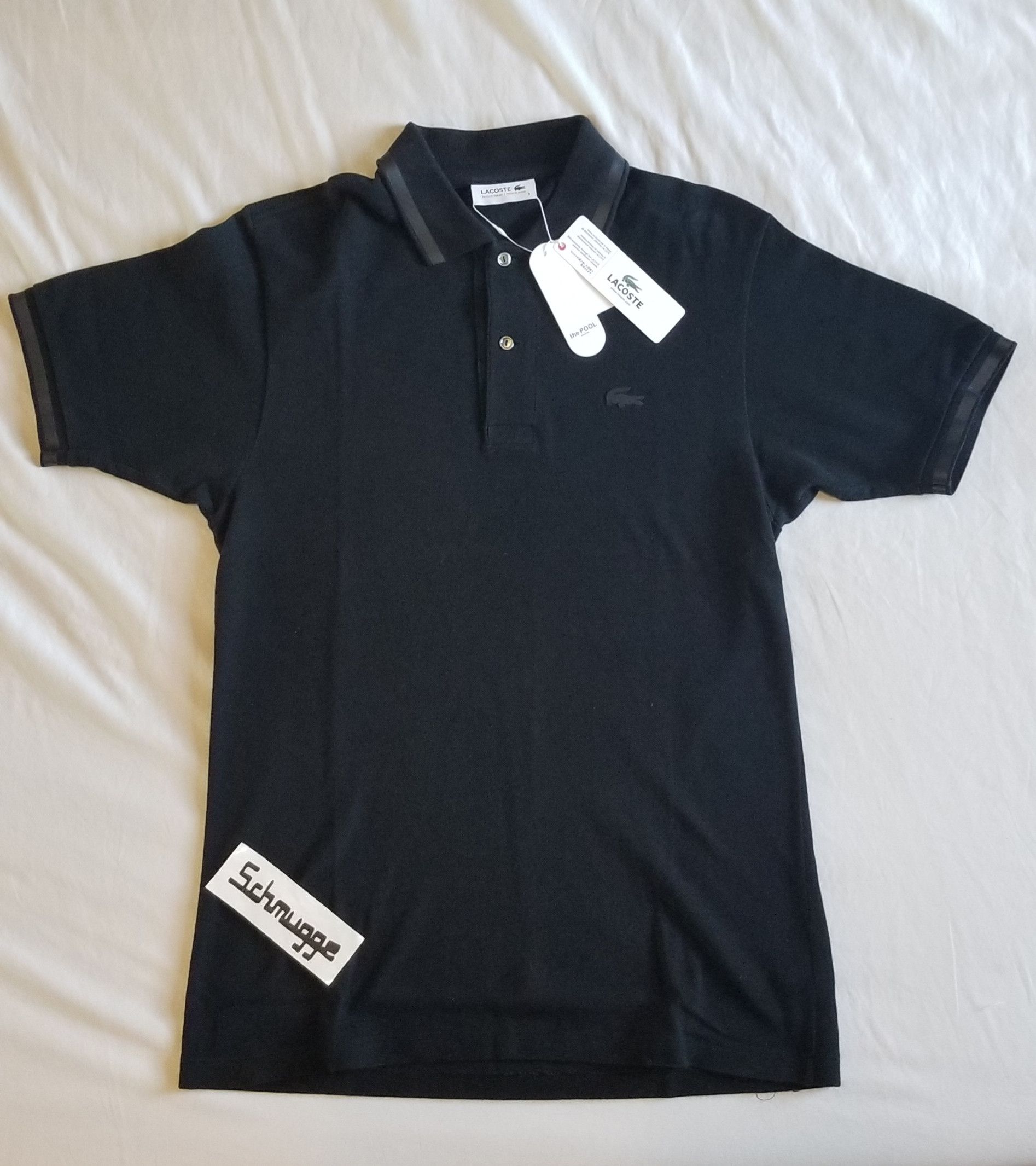 Lacoste The Pool Aoyama x Lacoste x Fragment Design polo shirt sz