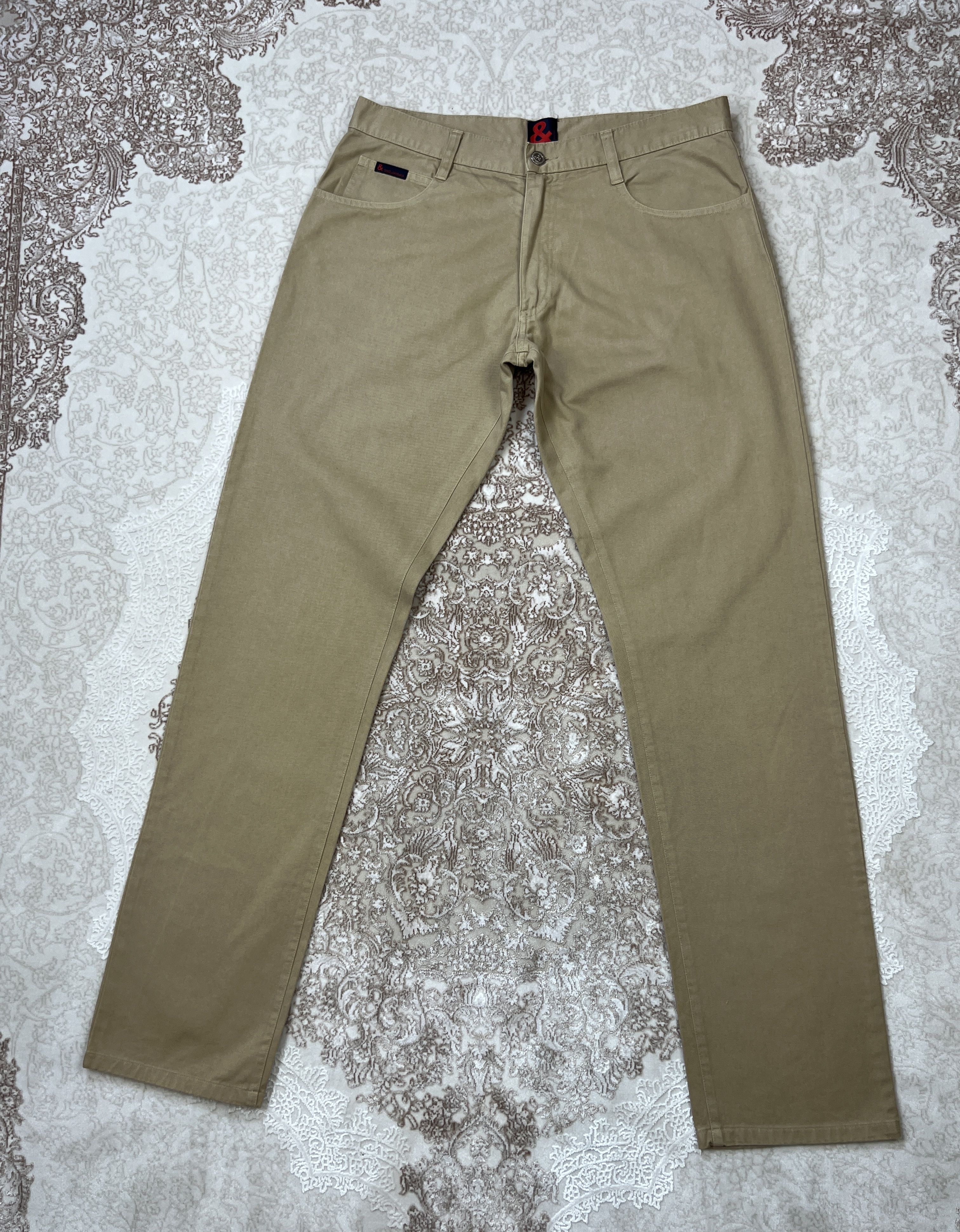 Dolce Gabbana Beige Denim Pants