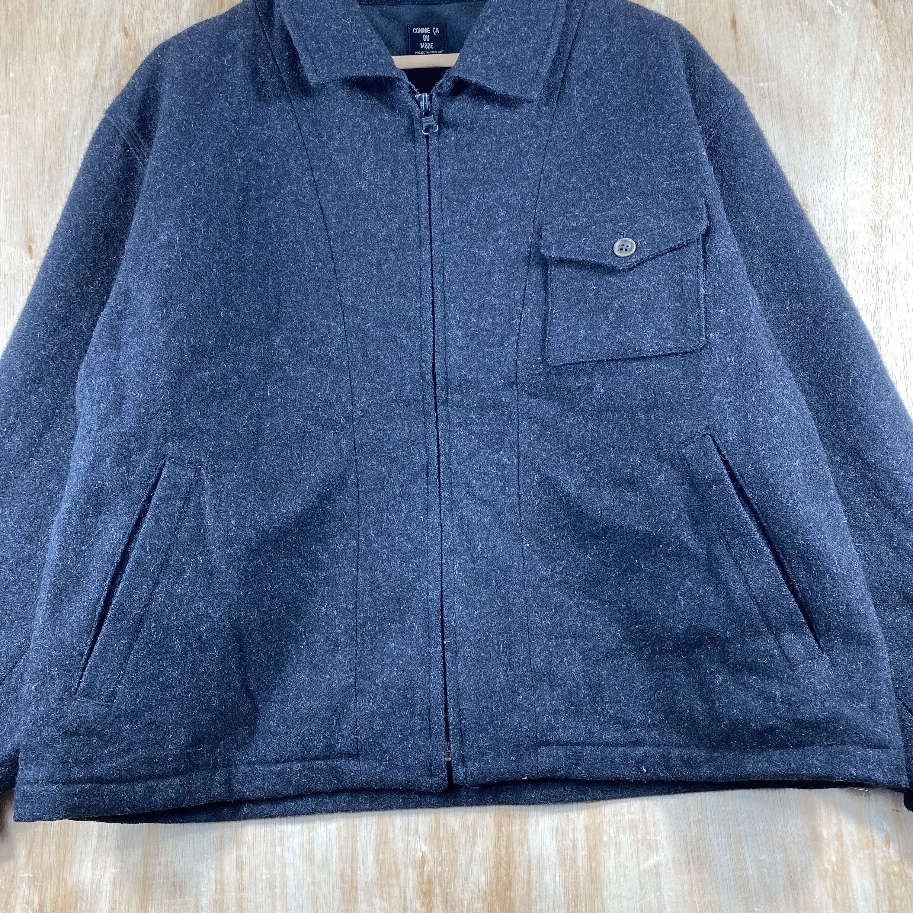 Japanese Brand Vintage Wool Jacket Comme Ca Du Mode Project by FiveFox Size US L / EU 52-54 / 3 - 9 Thumbnail