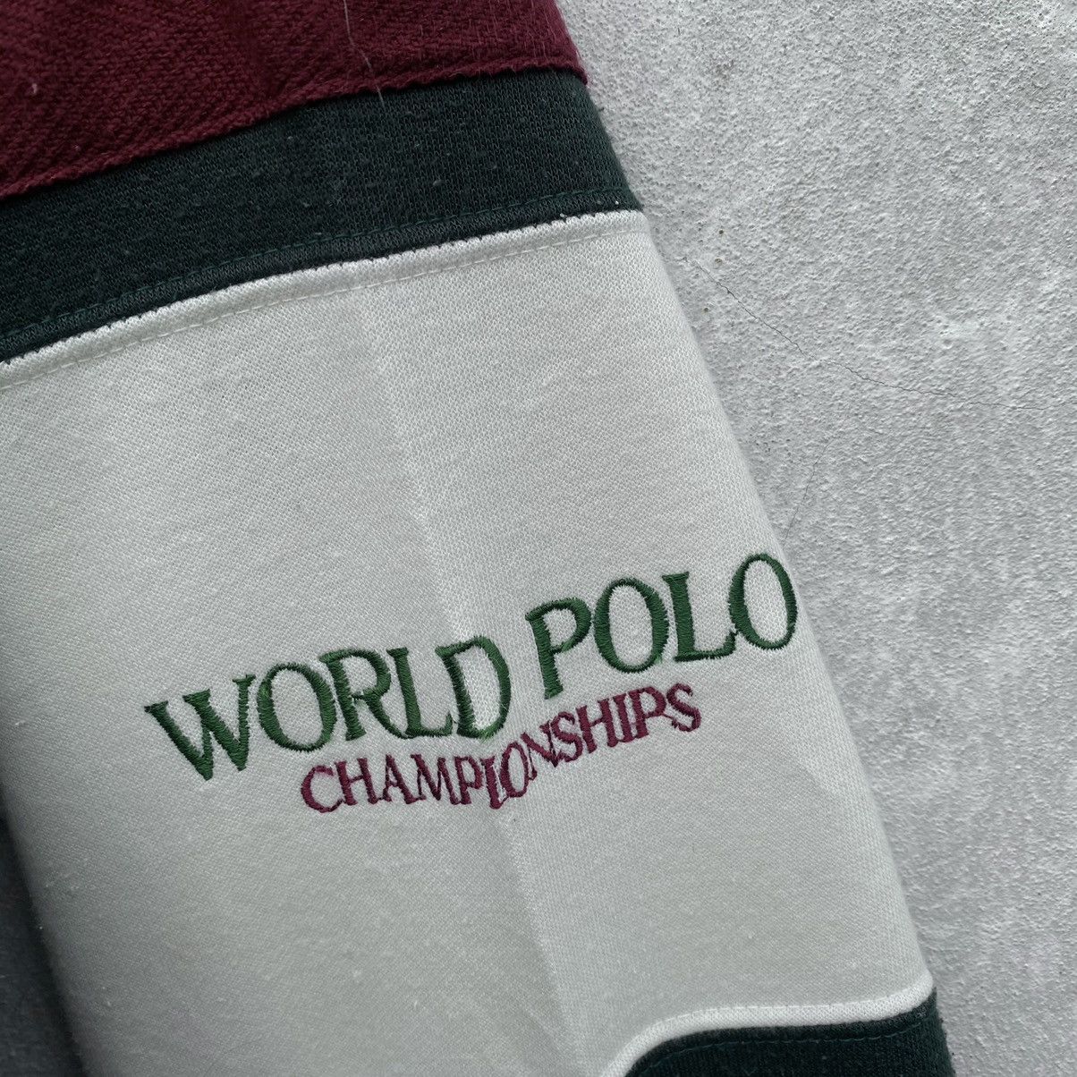 Vintage Vintage World Polo Championship Promo Sweatshirt Size US M / EU 48-50 / 2 - 5 Thumbnail