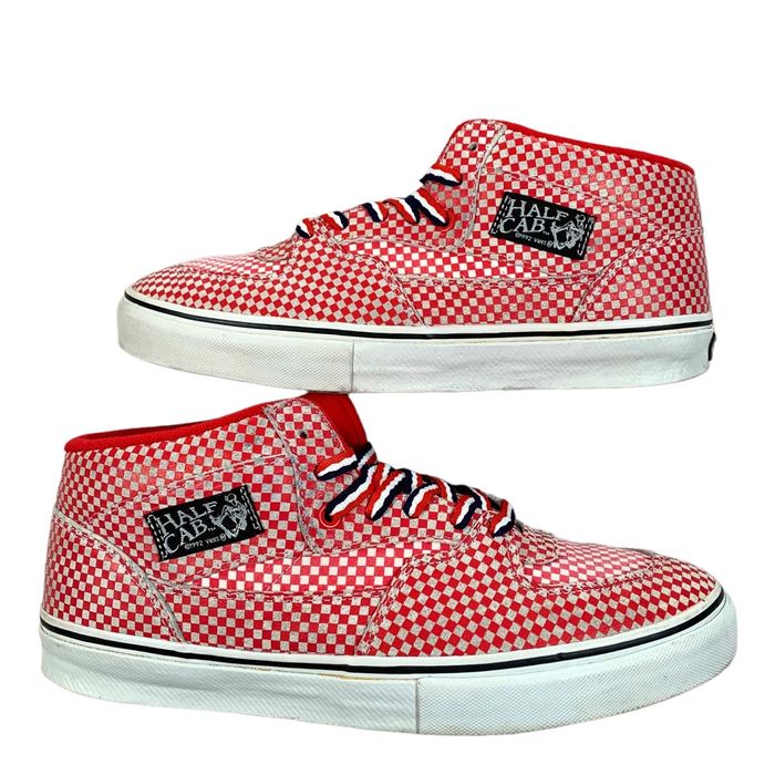 Supreme vans clearance red checkered