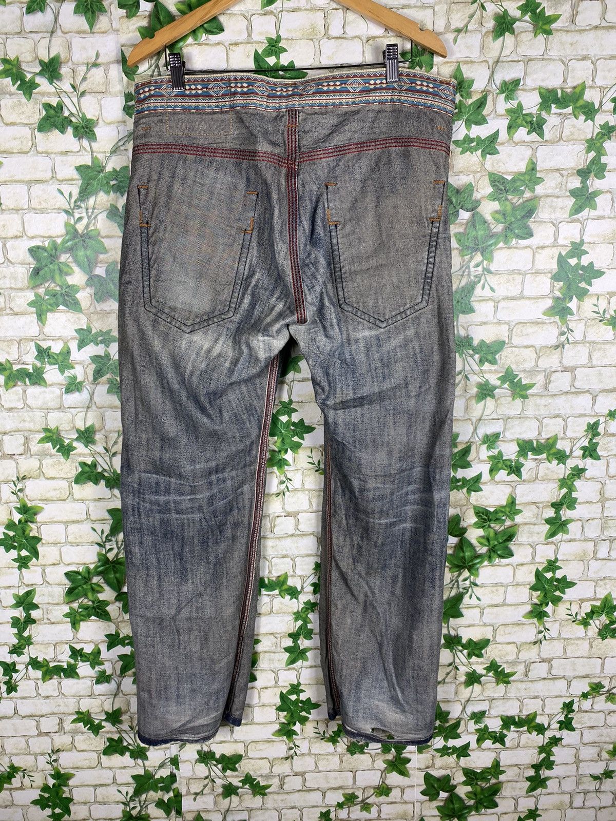 Edwin × Native Distressed Denim & Native Style By Edwin Size US 36 / EU 52 - 10 Thumbnail