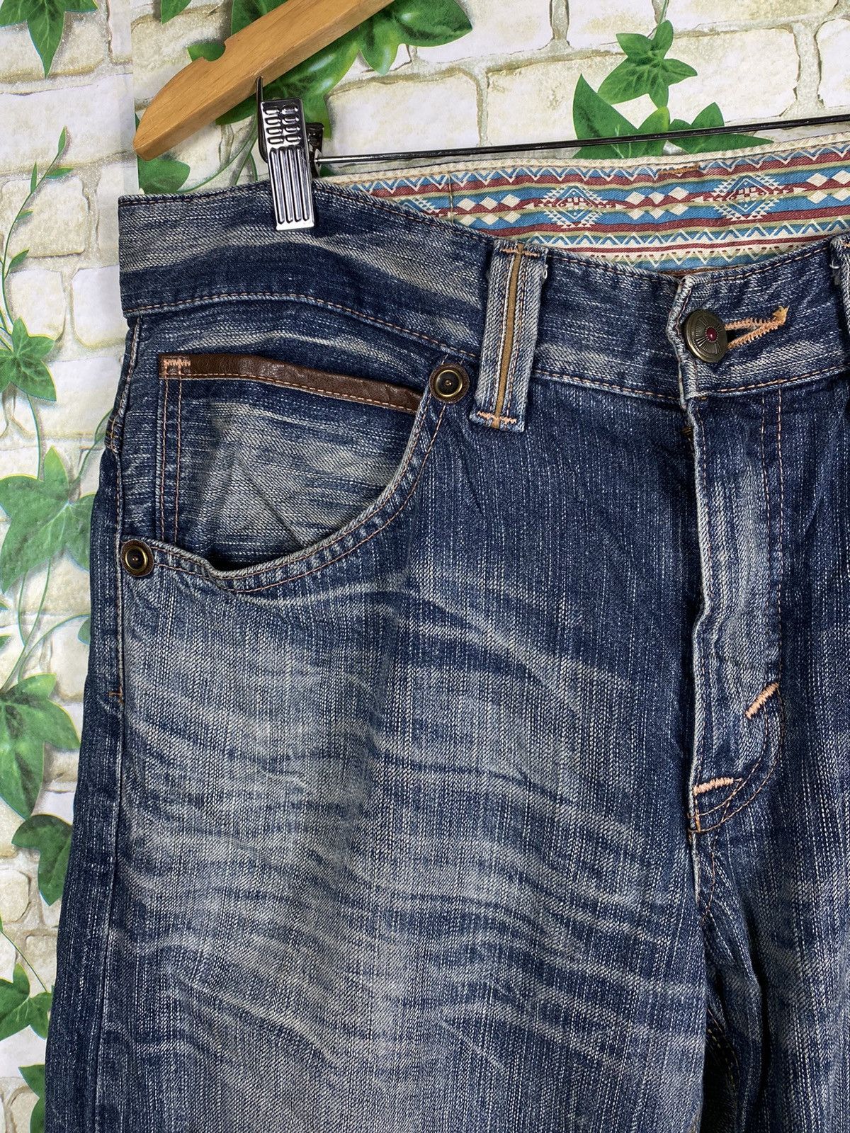 Edwin × Native Distressed Denim & Native Style By Edwin Size US 36 / EU 52 - 3 Thumbnail