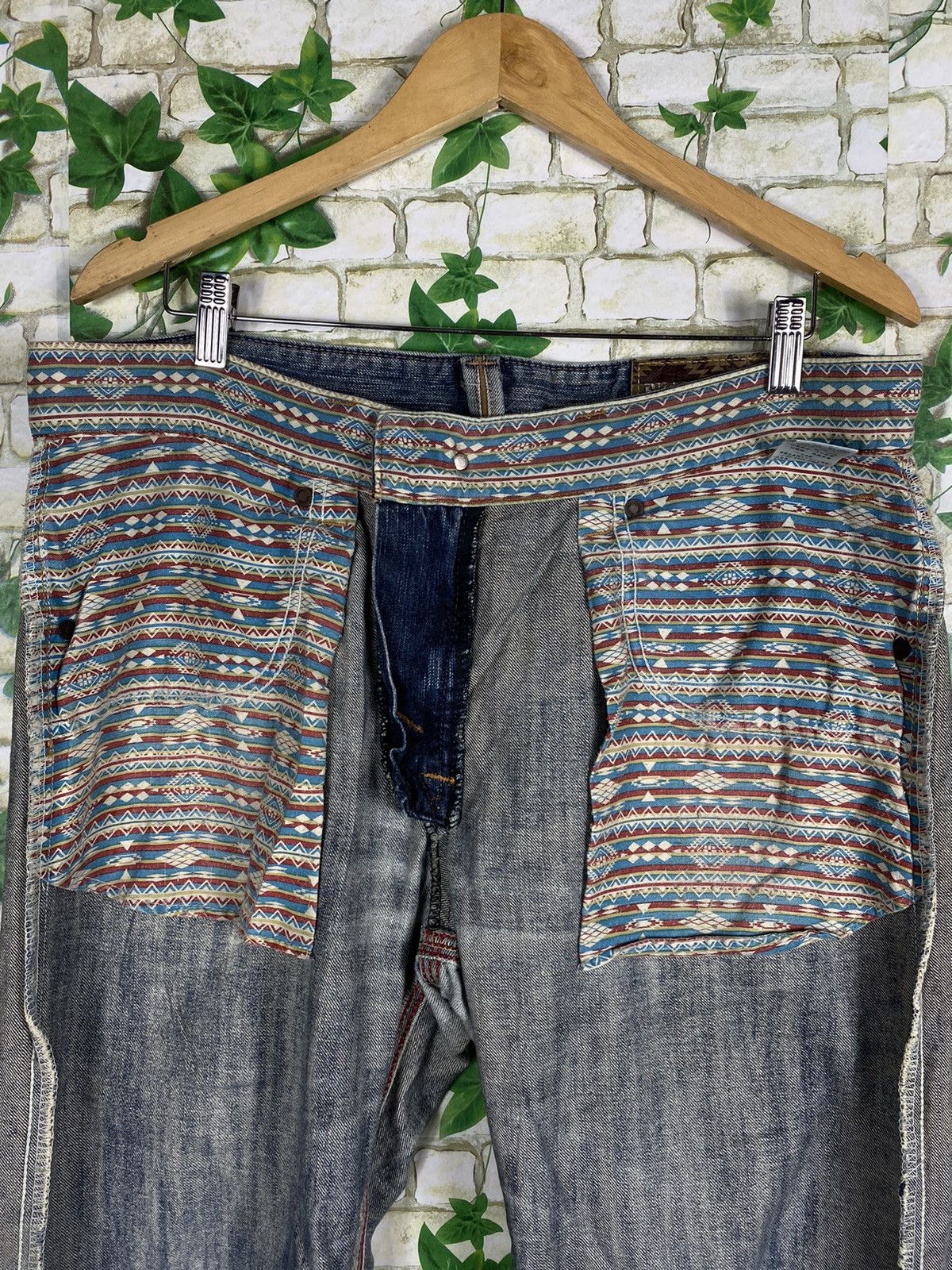 Edwin × Native Distressed Denim & Native Style By Edwin Size US 36 / EU 52 - 9 Thumbnail