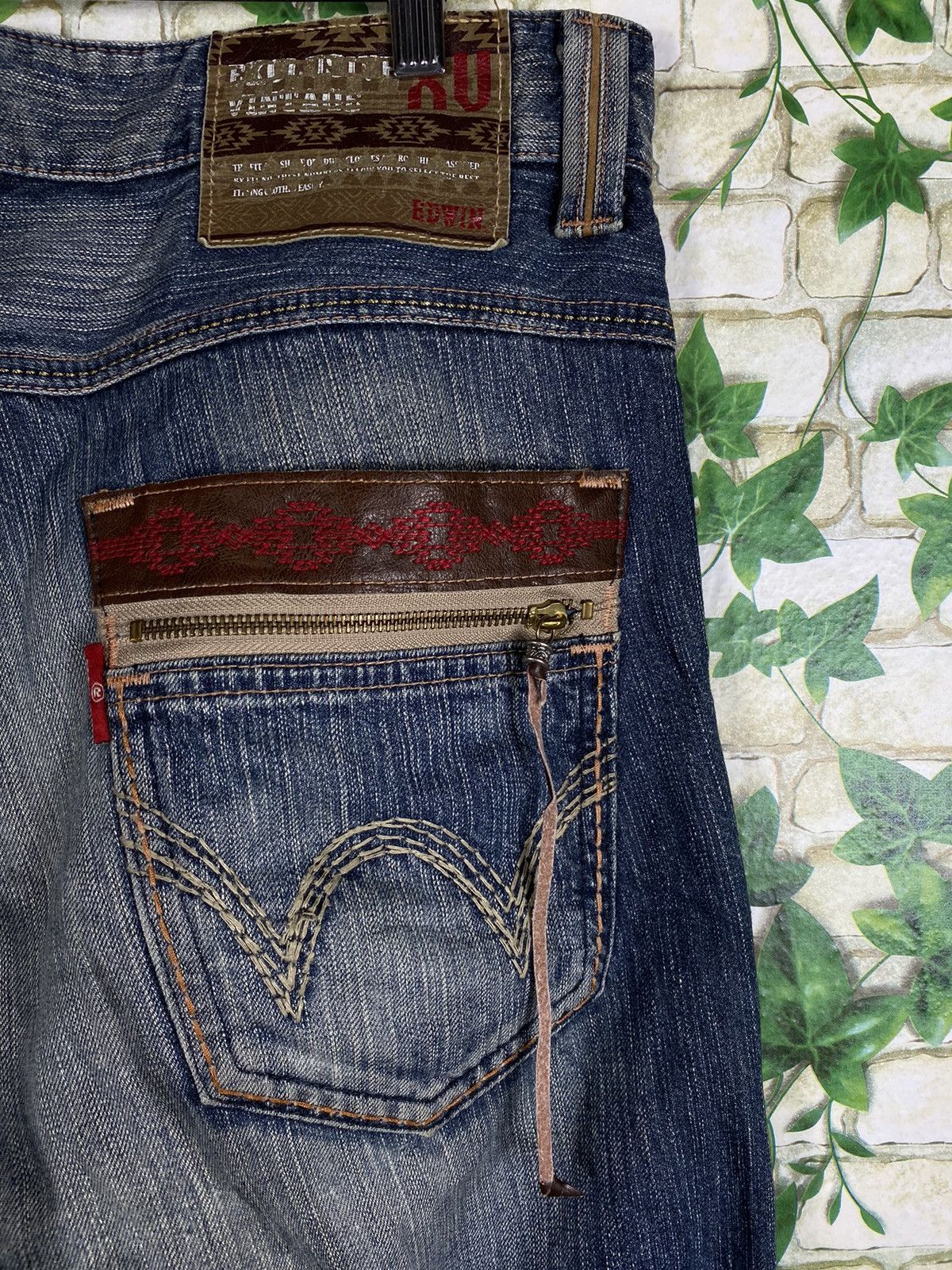 Edwin × Native Distressed Denim & Native Style By Edwin Size US 36 / EU 52 - 6 Thumbnail