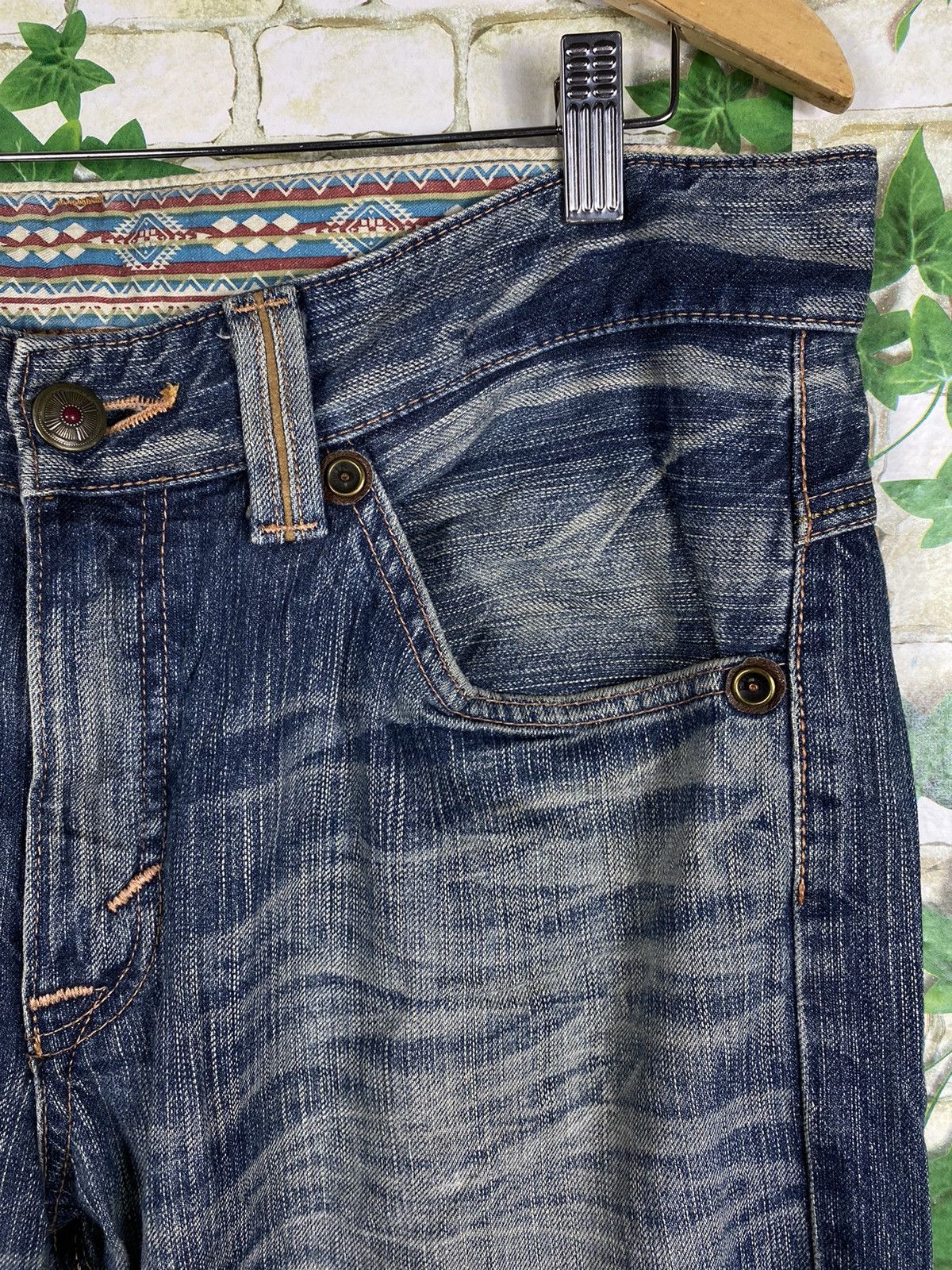 Edwin × Native Distressed Denim & Native Style By Edwin Size US 36 / EU 52 - 4 Thumbnail
