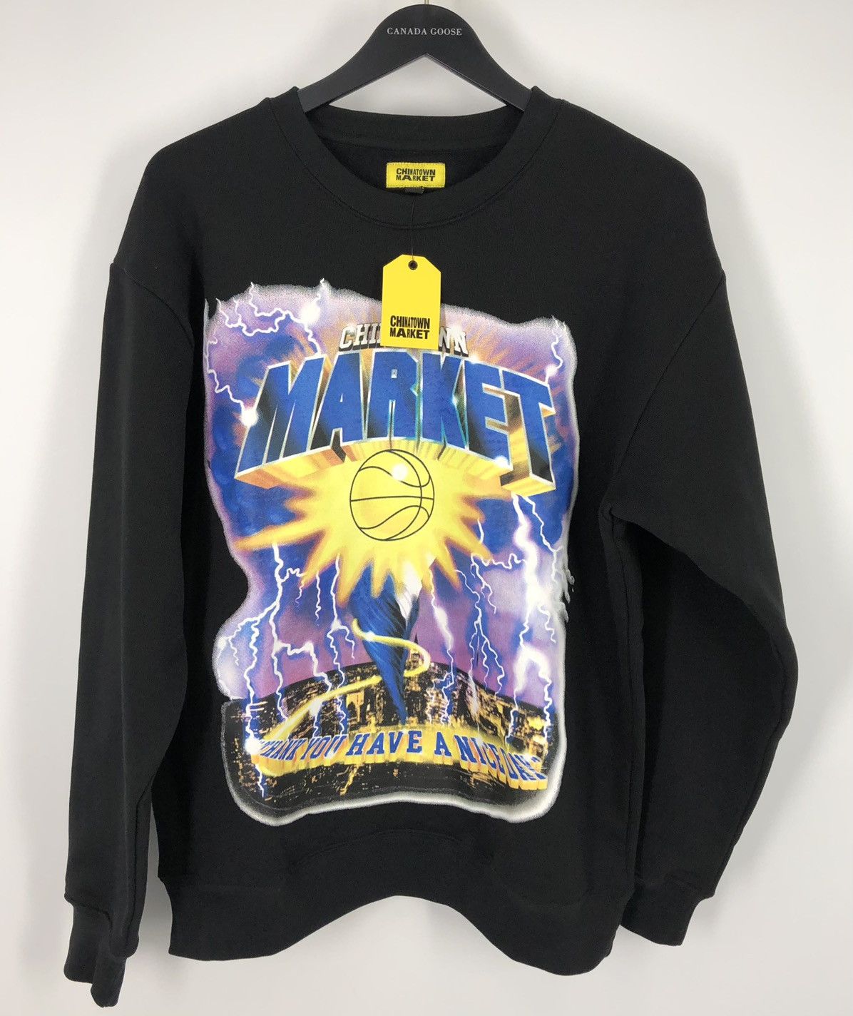 Market Chinatown Market Tornado Basketball Black Pullover Medium Size US M / EU 48-50 / 2 - 1 Thumbnail