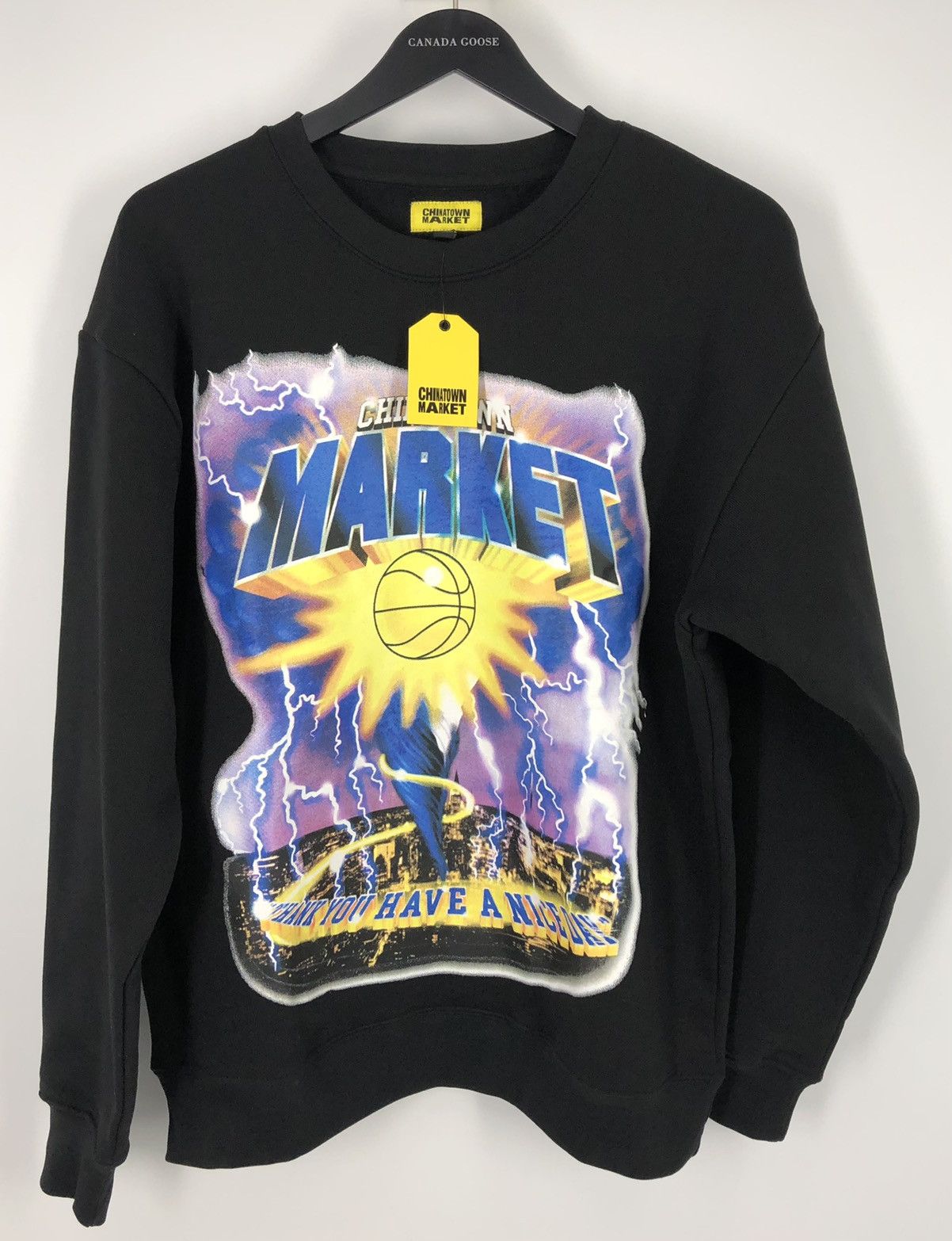 Market Chinatown Market Tornado Basketball Black Pullover Medium Size US M / EU 48-50 / 2 - 9 Thumbnail