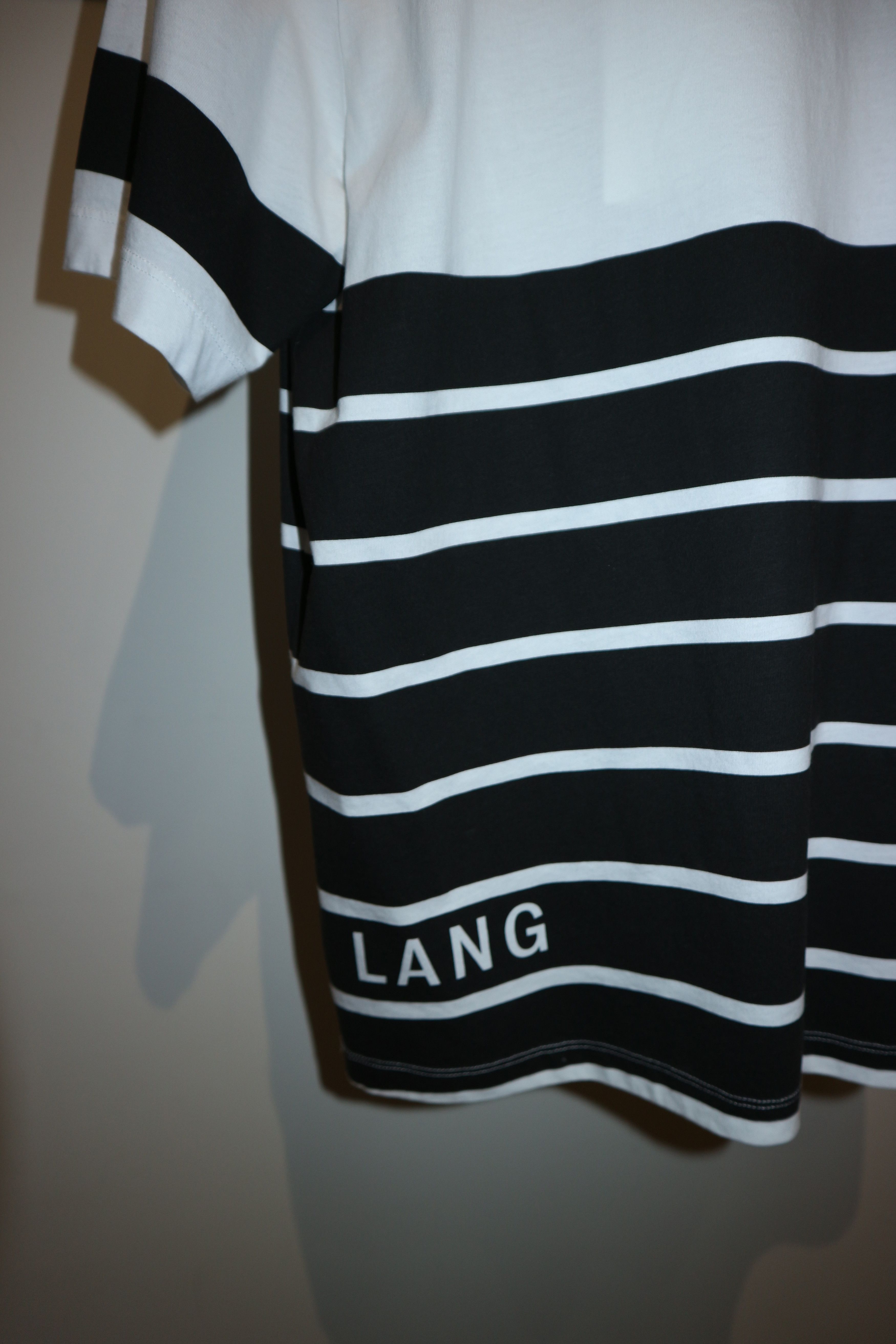 Helmut Lang Logo striped t-shirt Size US L / EU 52-54 / 3 - 9 Thumbnail