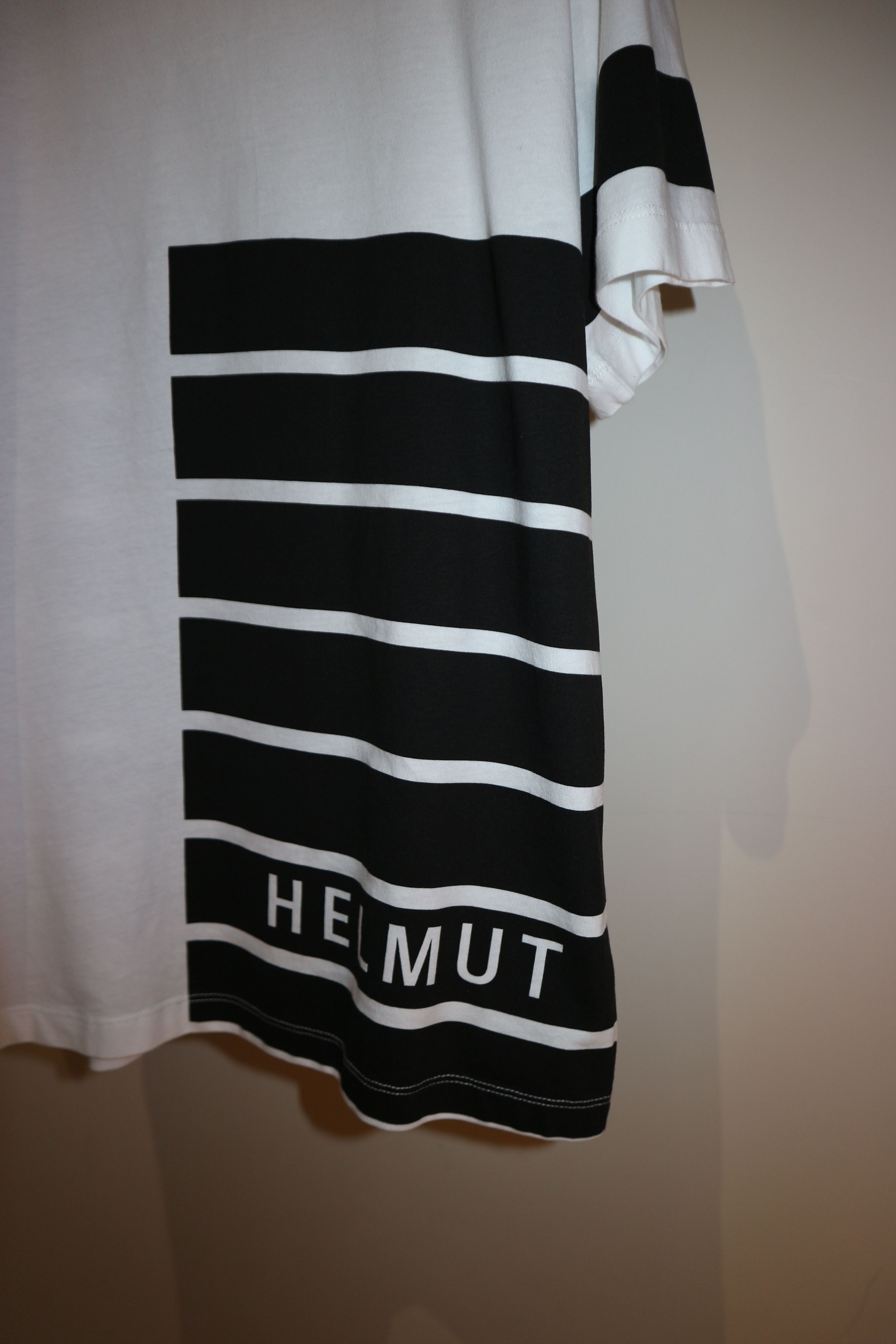 Helmut Lang Logo striped t-shirt Size US L / EU 52-54 / 3 - 4 Thumbnail