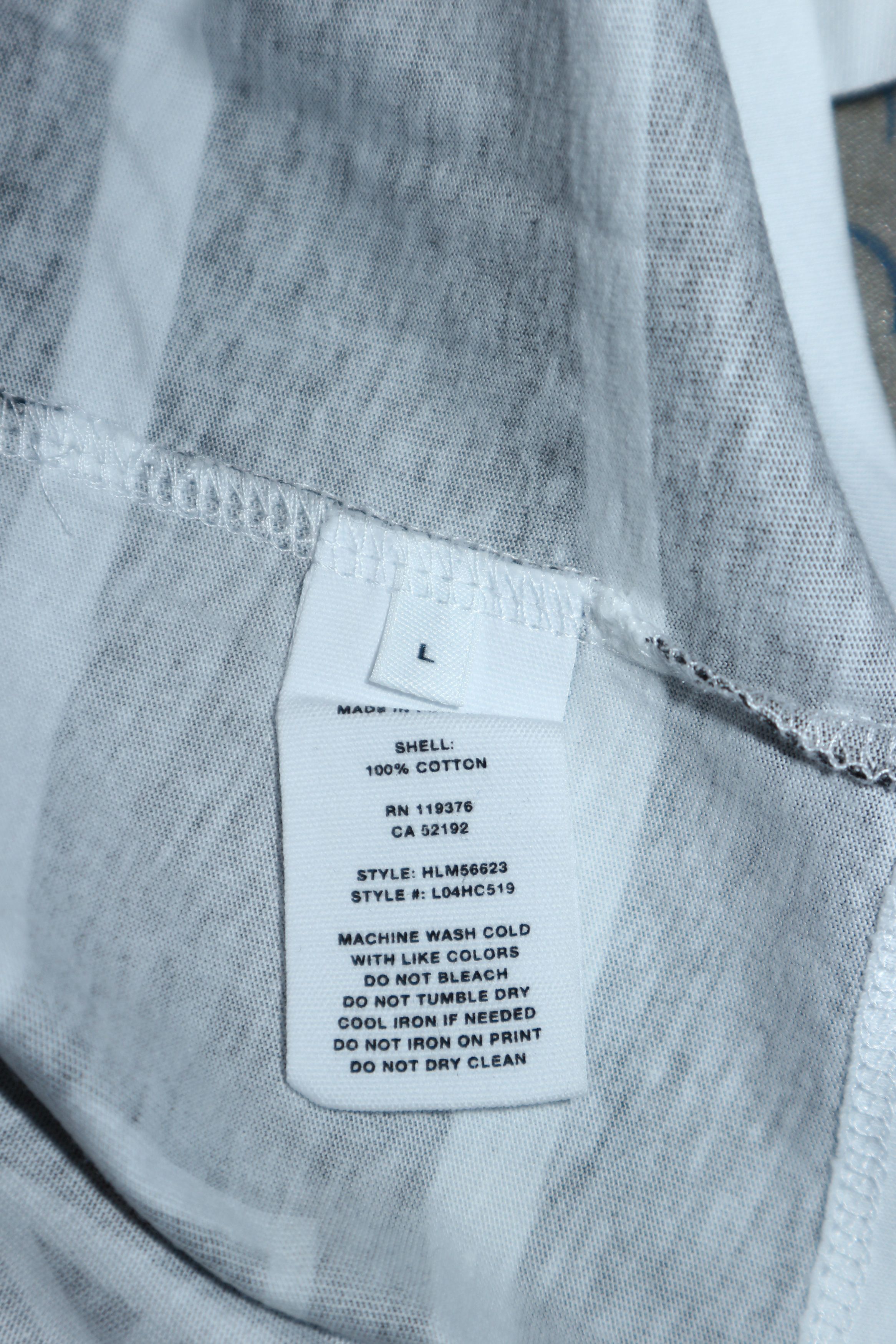Helmut Lang Logo striped t-shirt Size US L / EU 52-54 / 3 - 7 Thumbnail