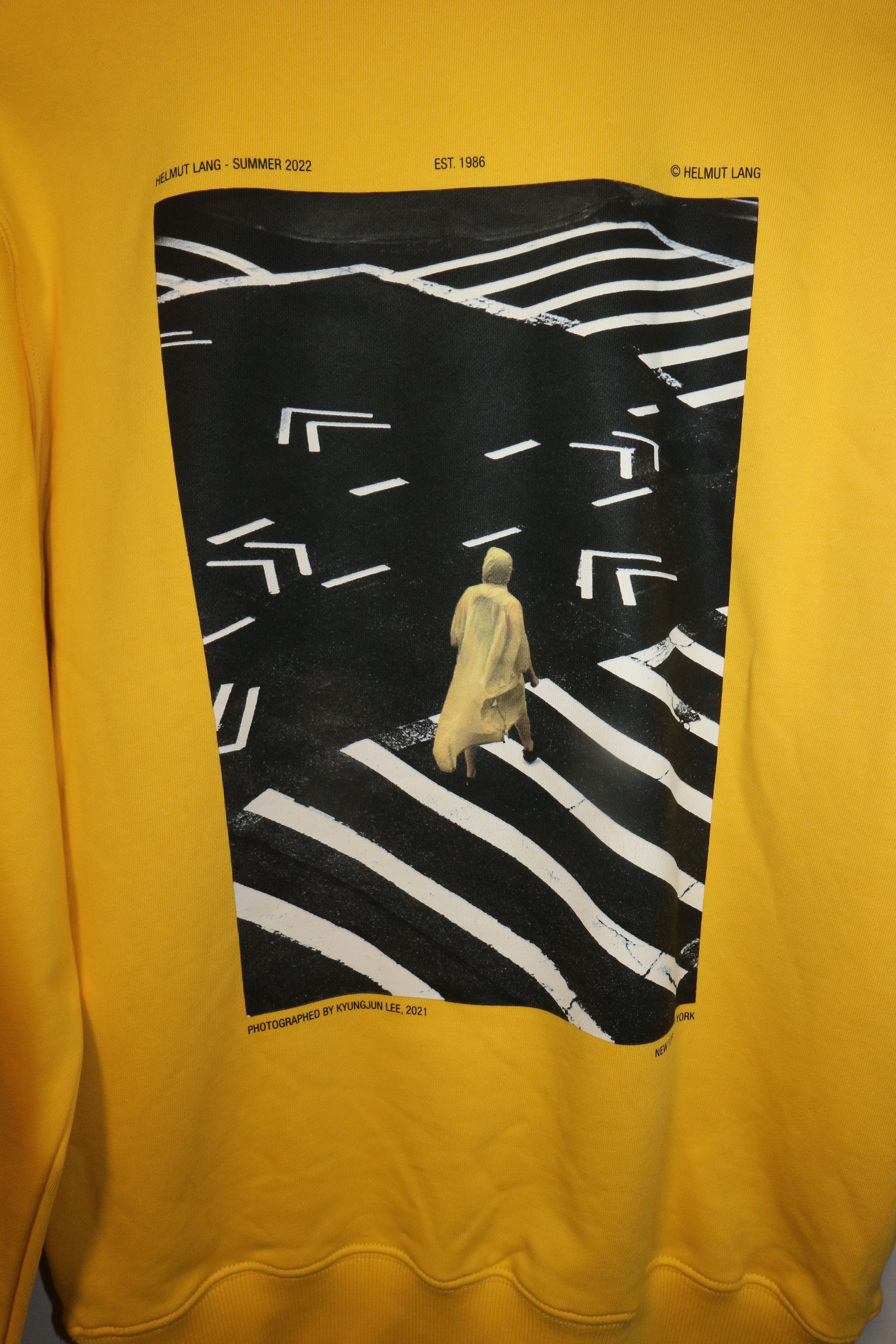 Helmut Lang NEW YORK CITY PRINT SWEATSHIRT Size US L / EU 52-54 / 3 - 9 Thumbnail