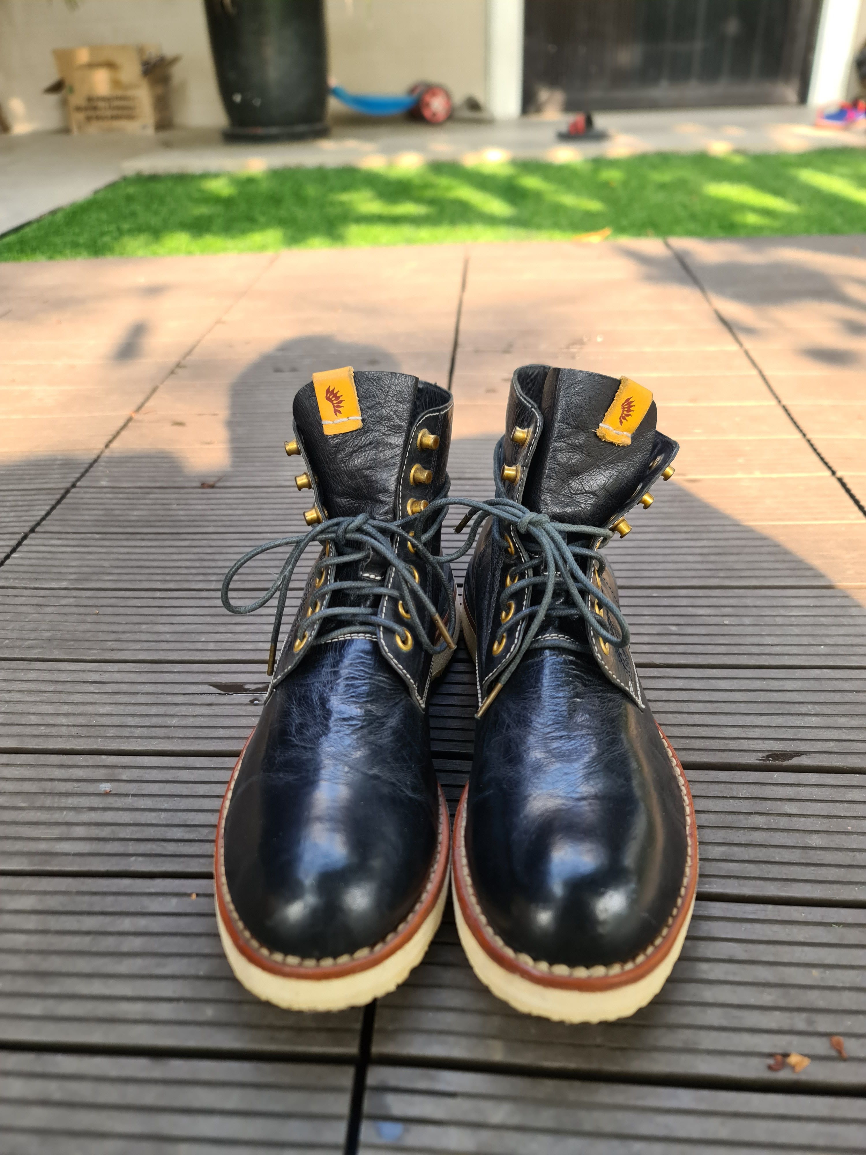 新品未使用 visvim VIRGIL BOOTS-FOLK BLACK 9 Visvim Virgil Boots-Folk in Dark Brown – Blue Owl Workshop