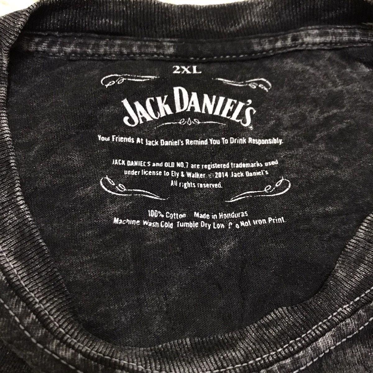 Japanese Brand Jack daniels biglogo shirt Size US XXL / EU 58 / 5 - 6 Thumbnail