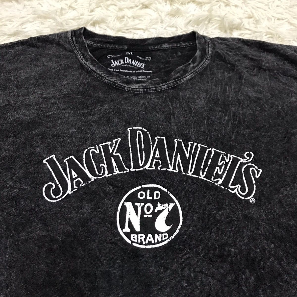 Japanese Brand Jack daniels biglogo shirt Size US XXL / EU 58 / 5 - 7 Thumbnail