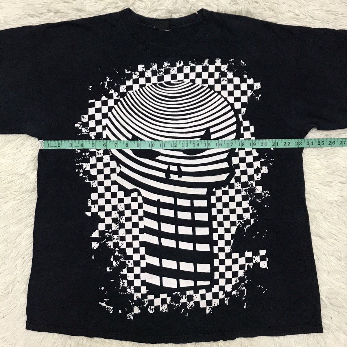 Marvel Comics × Vintage VTG 2000s Marvel Punisher Comics Checkerboard Graphic Tee Size US L / EU 52-54 / 3 - 9 Thumbnail