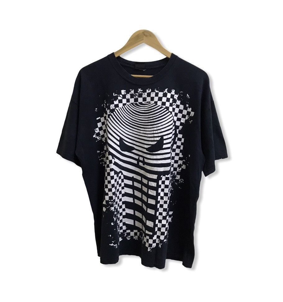 Marvel Comics × Vintage VTG 2000s Marvel Punisher Comics Checkerboard Graphic Tee Size US L / EU 52-54 / 3 - 1 Thumbnail