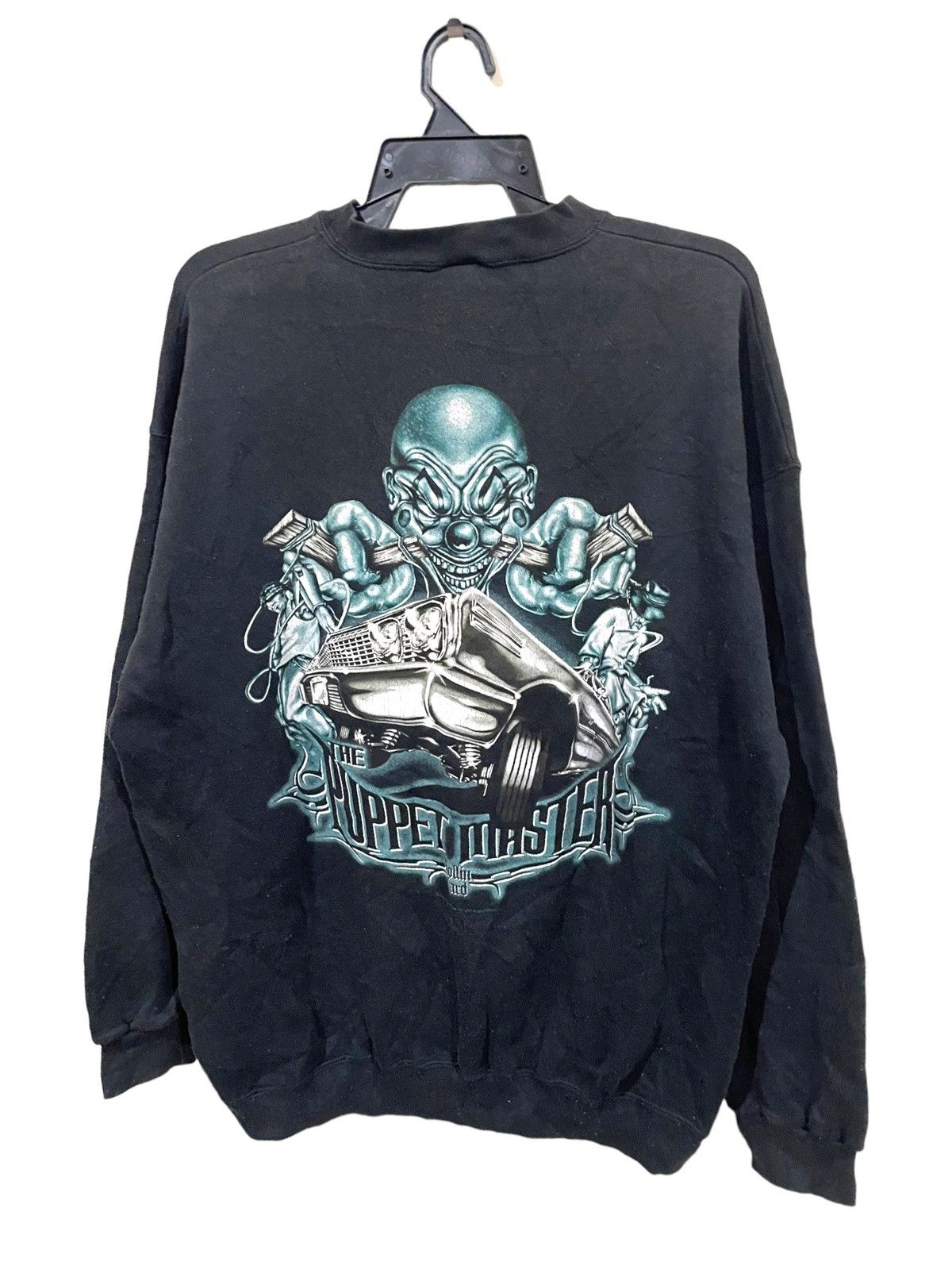 Tultex 🔥Rare🔥90s Rollin Hard The Puppet Master Pimp Ride Jumper Size US XL / EU 56 / 4 - 3 Thumbnail