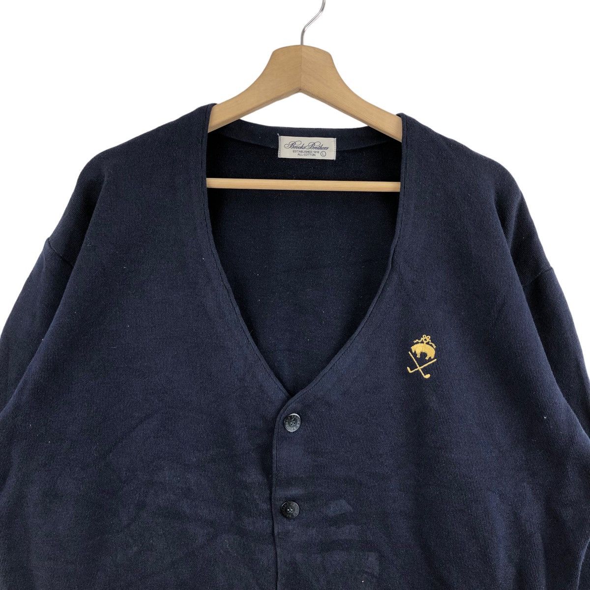 Brooks Brothers BROOKS BROTHERS Cardigan Sweater Small Logo Casual Style Size US L / EU 52-54 / 3 - 2 Thumbnail