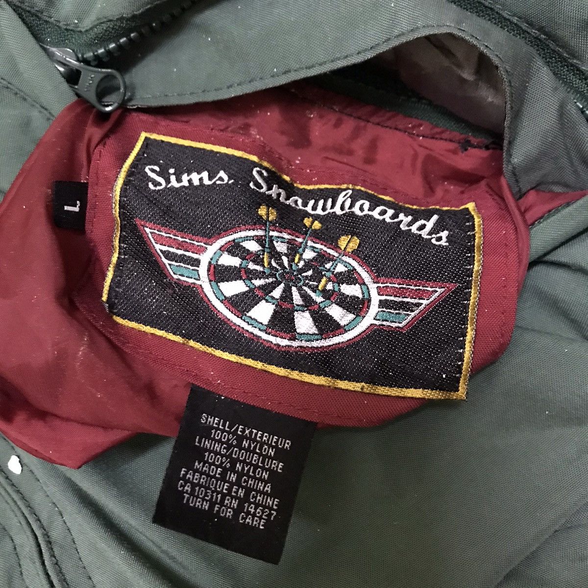 Vintage Vintage 90s Sims Snowboard Reversible Light Jacket Size US XL / EU 56 / 4 - 11 Thumbnail