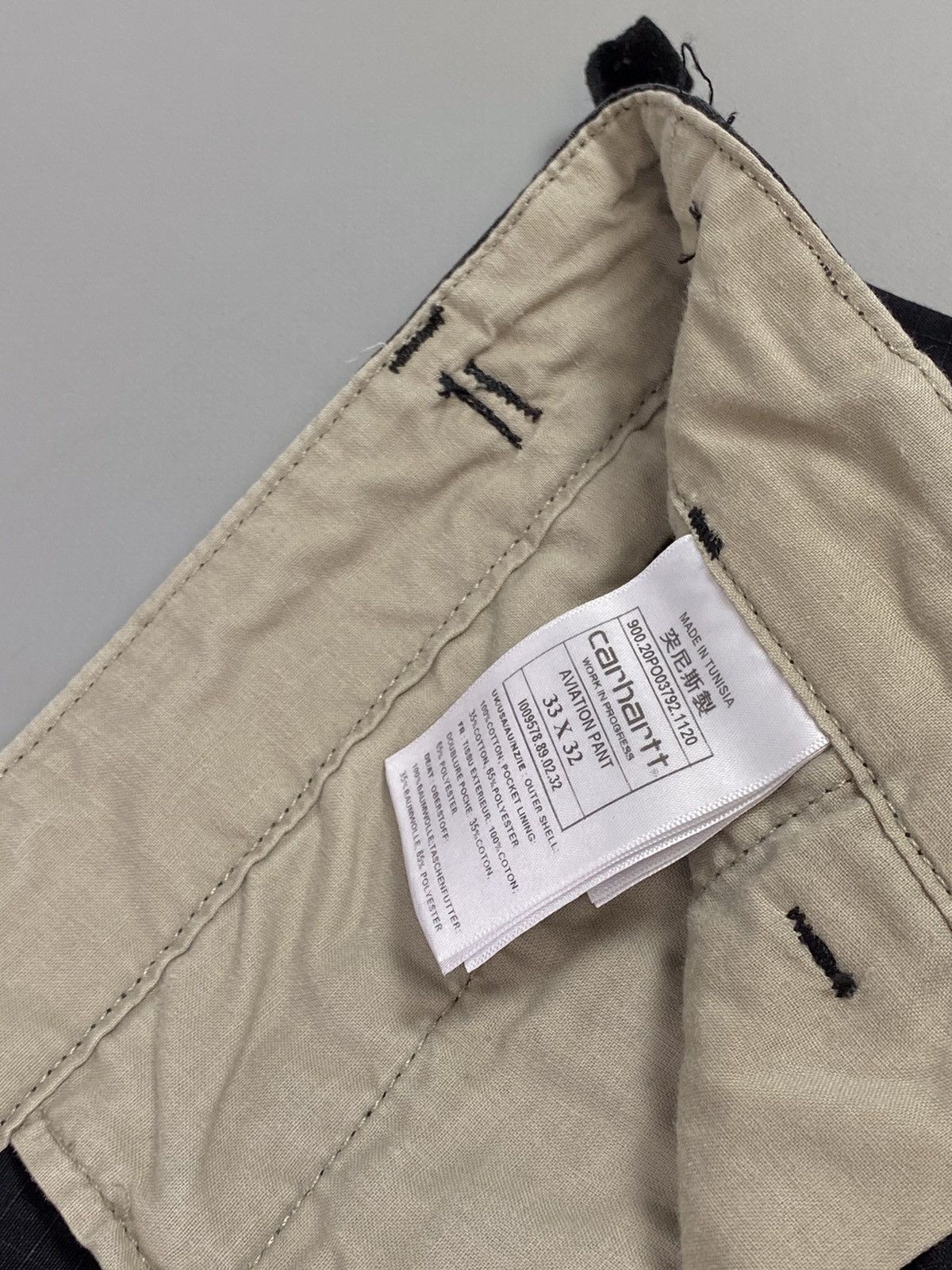 Carhartt × Carhartt Wip CARHARTT CARGO PANTS BLACK WASHED Size US 33 - 6 Thumbnail