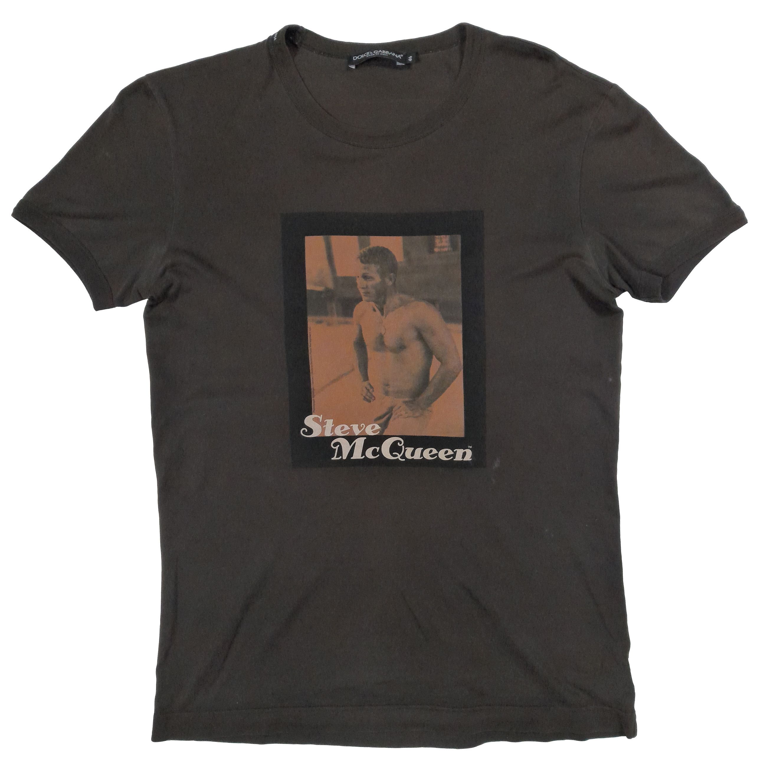 Designer × Dolce & Gabbana Vintage STEVE MCQUEEN D&G Photo Tee
