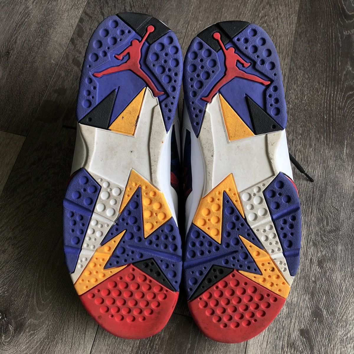 Jordan Brand Air Jordan Retro 7 Sweater Nothing But Net Shoes 12.5 2015 Size US 12.5 / EU 45-46 - 6 Thumbnail