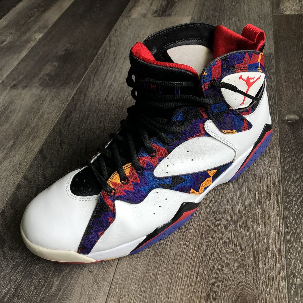 Jordan Brand Air Jordan Retro 7 Sweater Nothing But Net Shoes 12.5 2015 Size US 12.5 / EU 45-46 - 10 Thumbnail