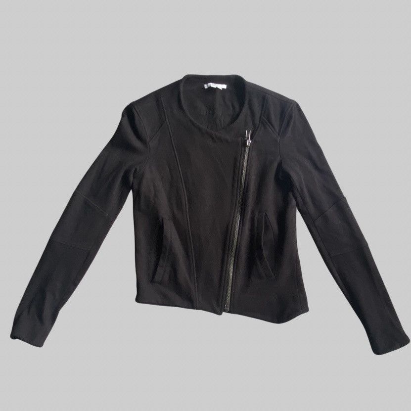 Helmut Lang Helmut Lang Jersey Asymmetric Jacket Size S / US 4 / IT 40 - 2 Thumbnail