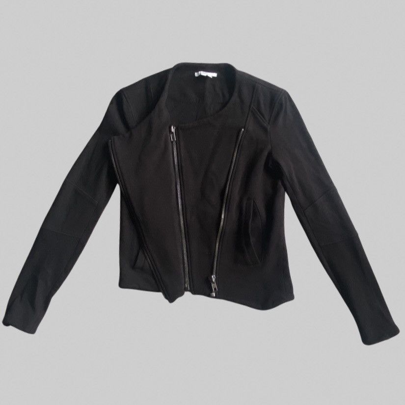 Helmut Lang Helmut Lang Jersey Asymmetric Jacket Size S / US 4 / IT 40 - 1 Thumbnail