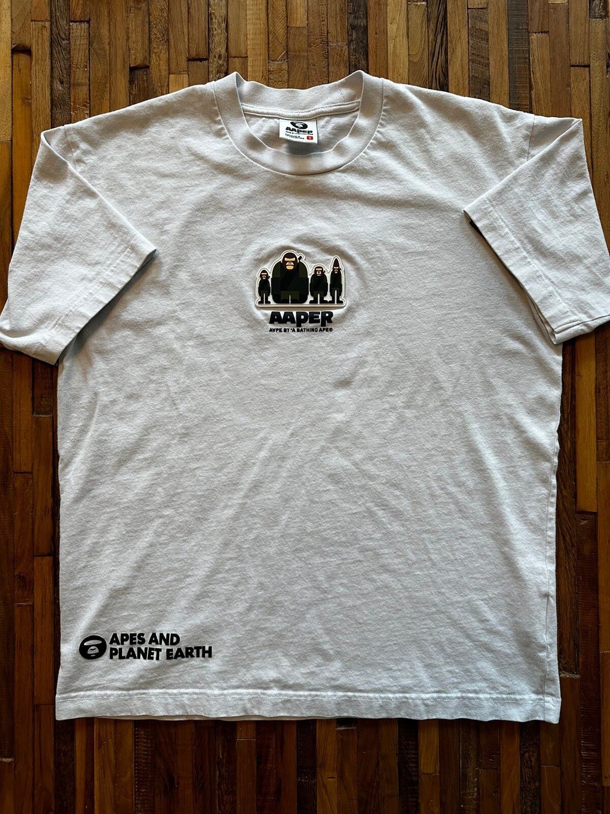 Aape White Aape Tee Size US S / EU 44-46 / 1 - 1 Preview
