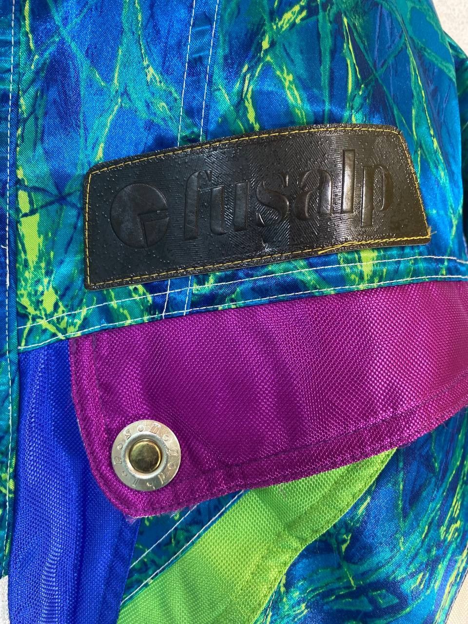 Fusalp × Vintage Vintage Fusalp Ski jacket Multicolour Design Size US L / EU 52-54 / 3 - 7 Thumbnail