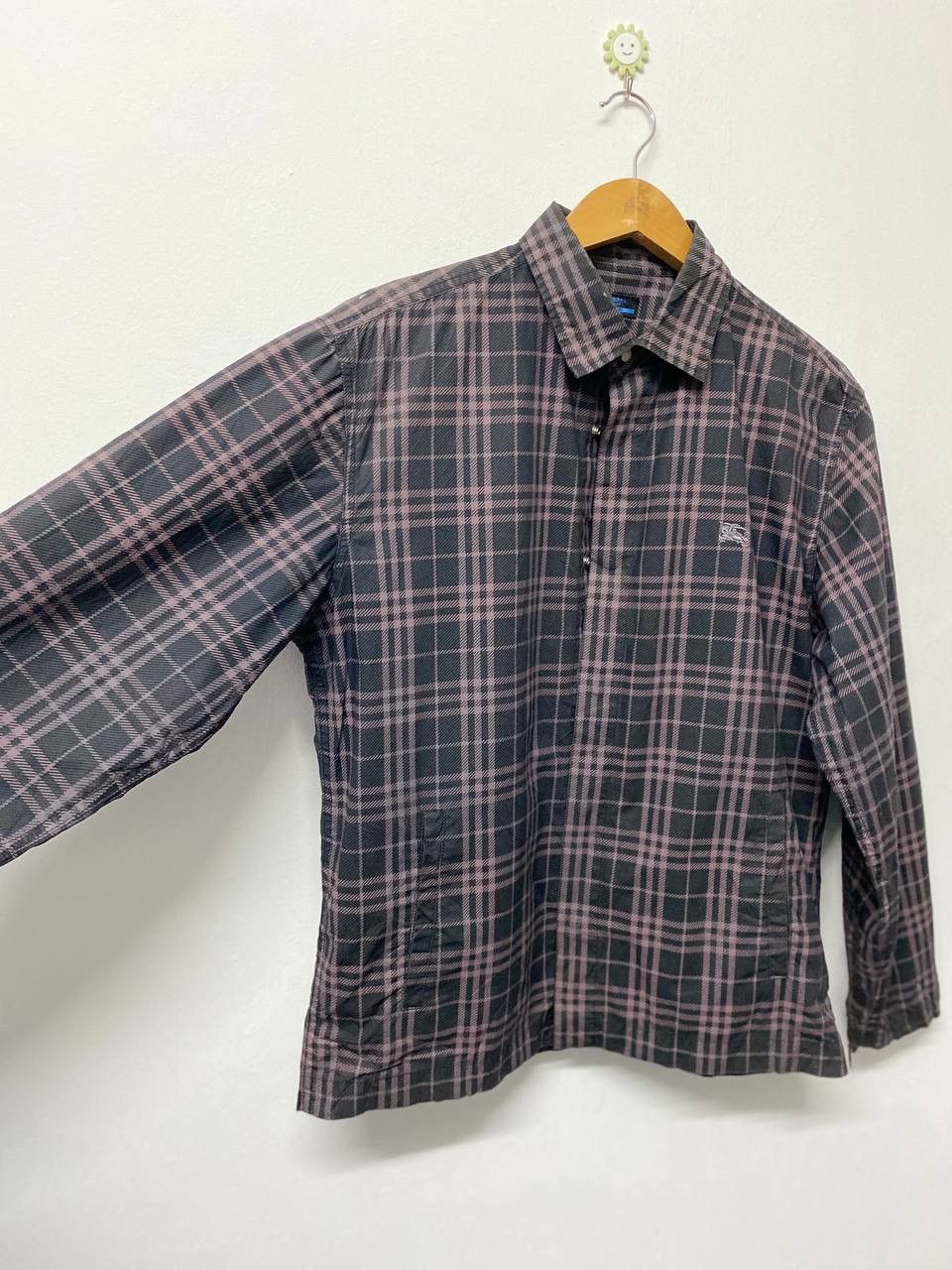 Burberry × Vintage Burberry Blue Label Nova Checked Jacket Snap Button Size US M / EU 48-50 / 2 - 4 Thumbnail