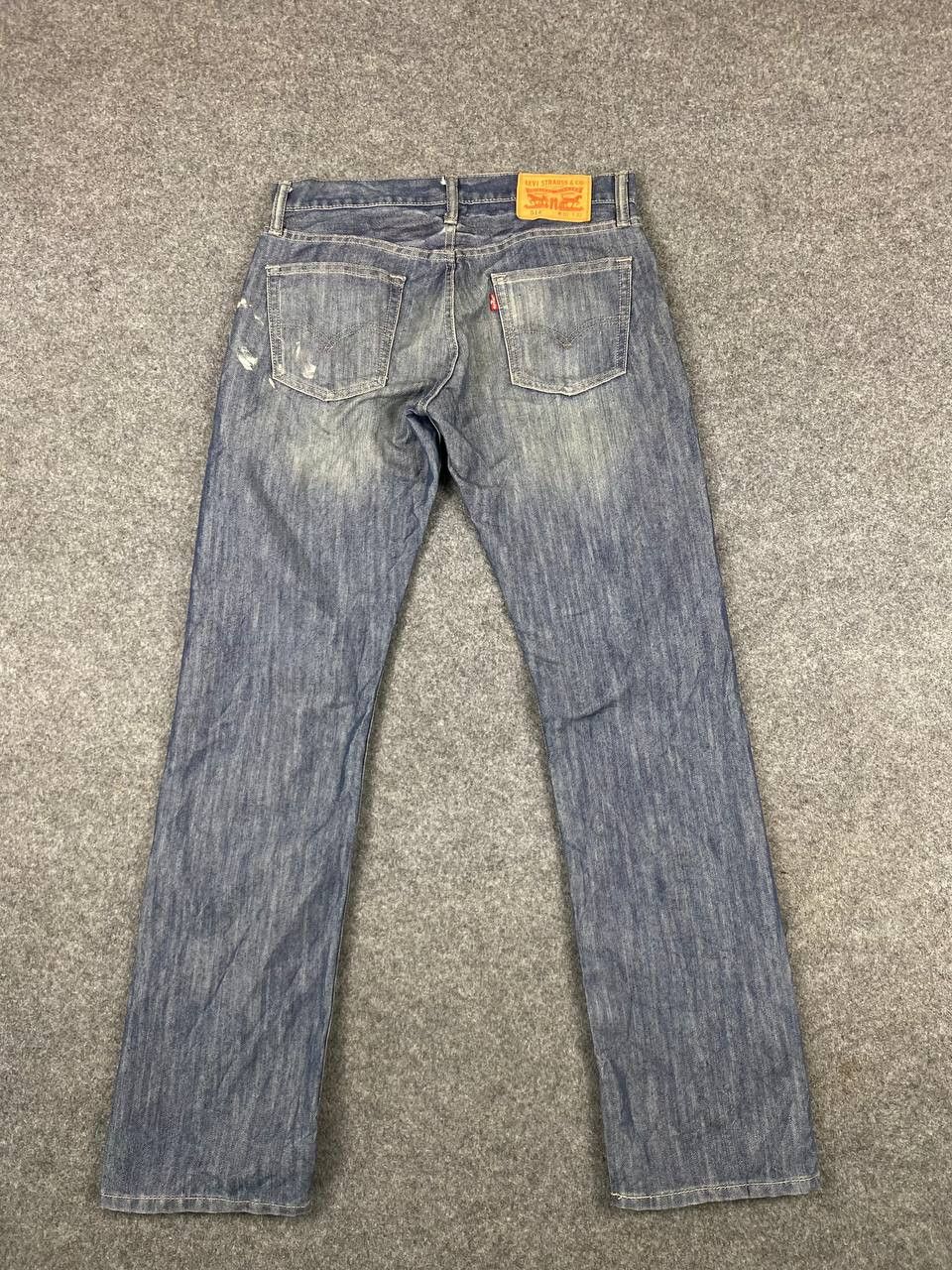 image of Levis 514 Straight Fit Paint Splatter Denim, Men's (Size 33)