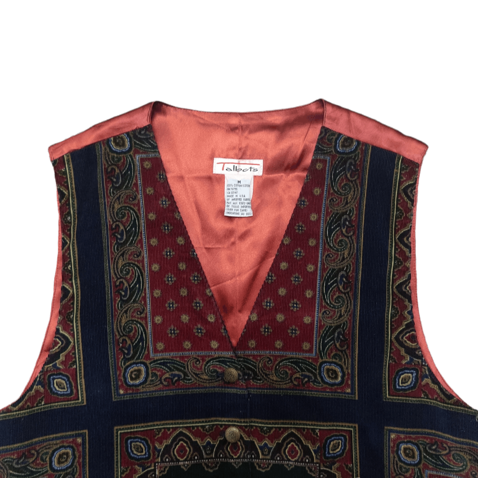 Vintage Vintage Talbots Vest Size US M / EU 48-50 / 2 - 2 Thumbnail