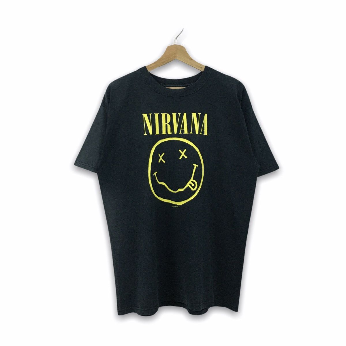 Nirvana Rare Vintage 1992 Nirvana Smile Tee Size US L / EU 52-54 / 3 - 1 Thumbnail