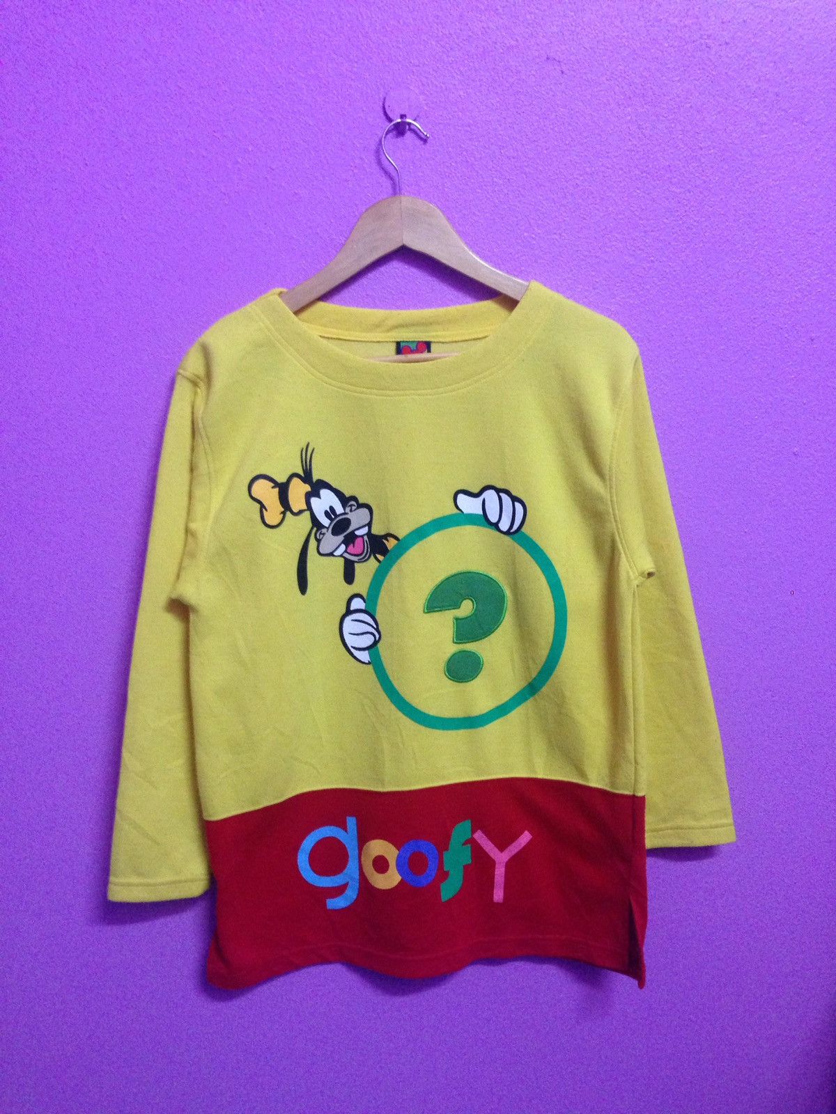 Mickey Mouse Vintage 90's Mickey Unlimited Goofy Sweatshirts Size M/L Size US L / EU 52-54 / 3 - 1 Thumbnail