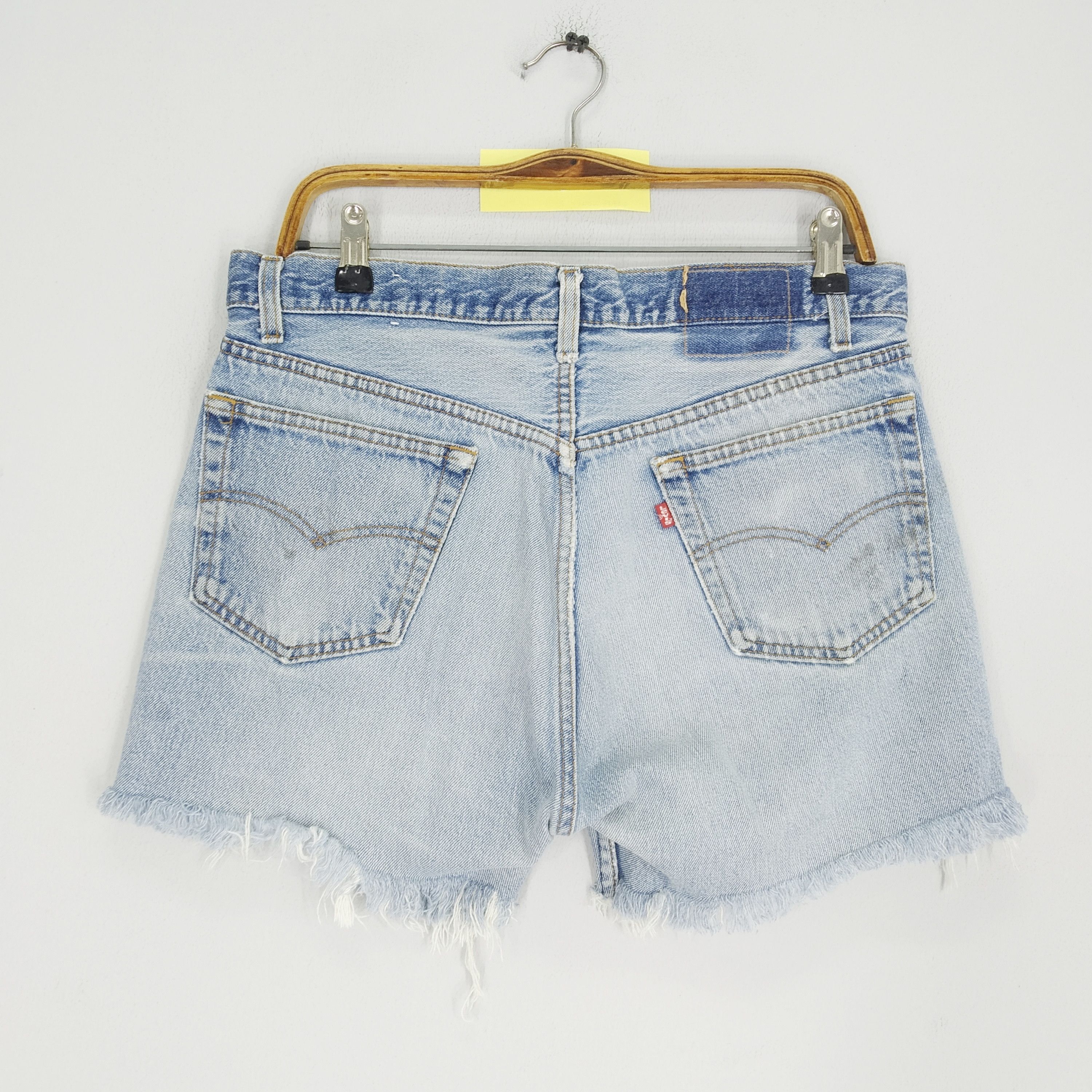 Levi's Size 33 Vintage Levi's 501 Cut Off Denim Stonewash Blue Jean Size US 33 - 1 Thumbnail